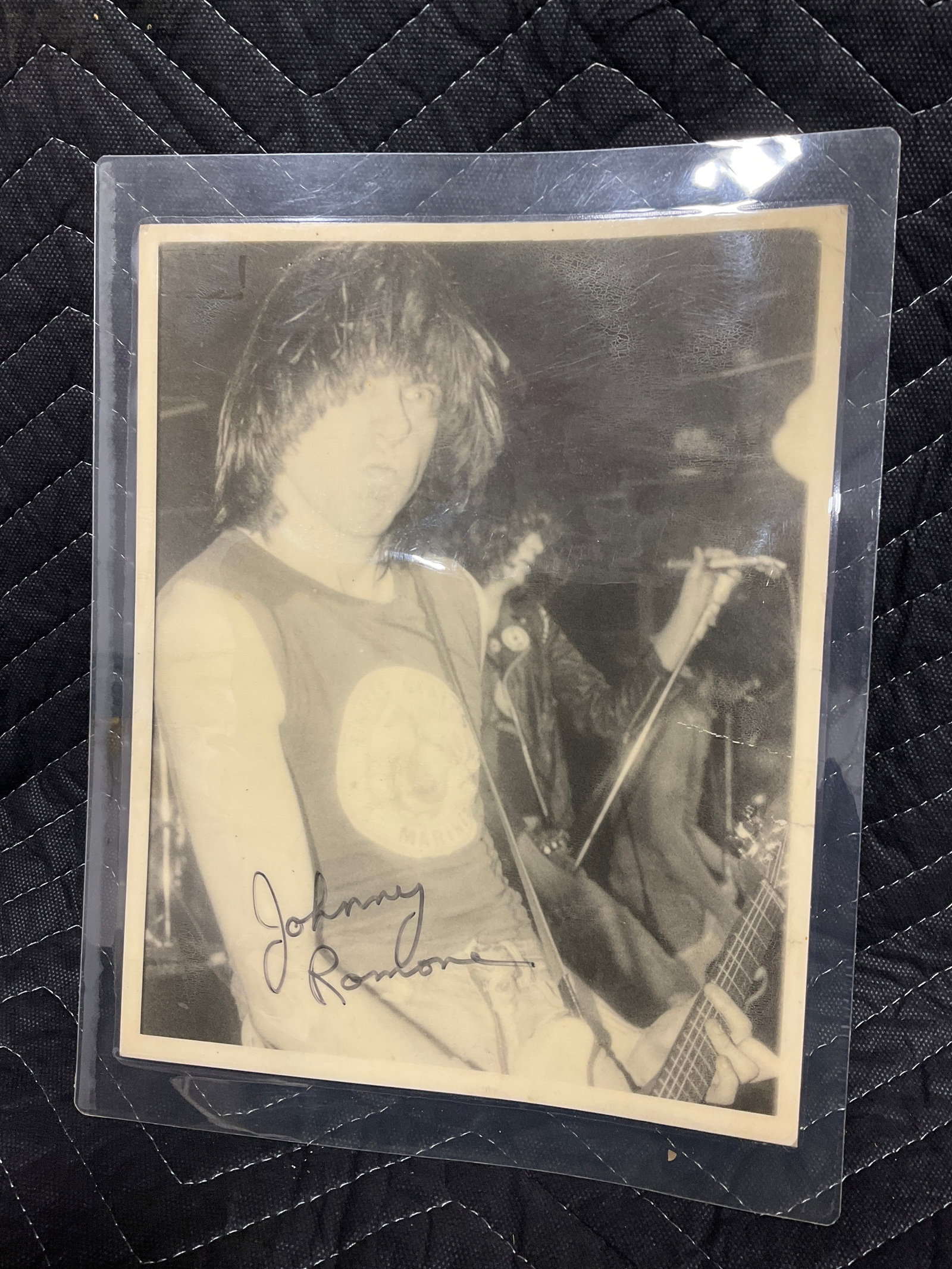 Johnny Ramone signed print(8inx10in) (1 of 1)