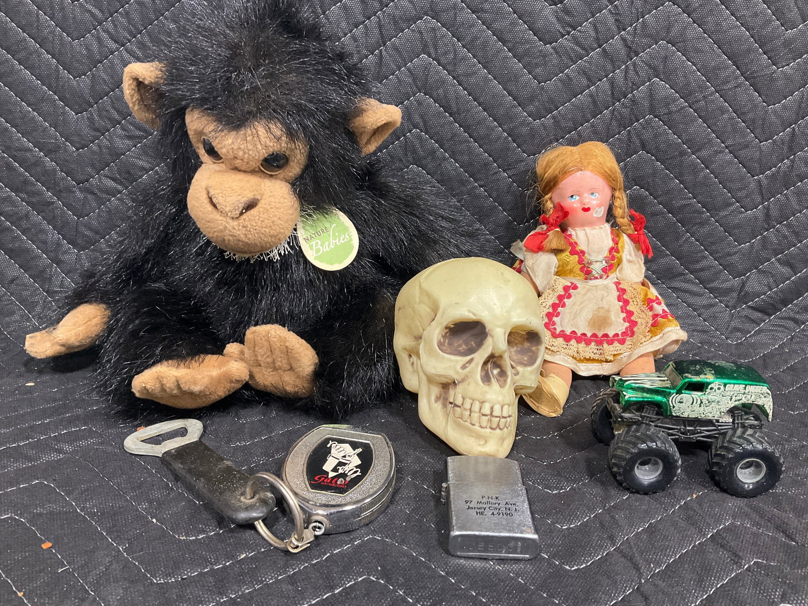 Vintage Dolls *face chipped*, Teeco Lighter, and more: Vintage Dolls *face chipped*, Teeco Lighter, and more