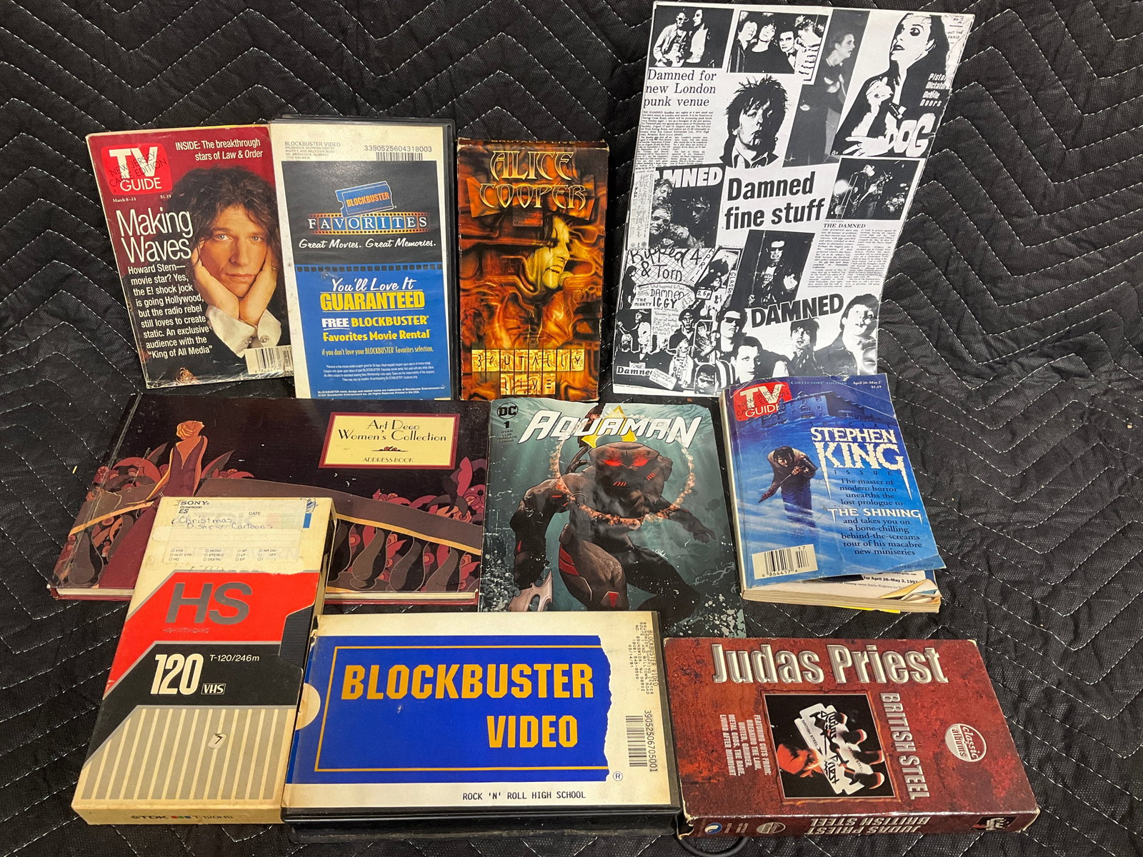 Vintage VHS Tapes, DC Comic, Books, and more (1 of 1)