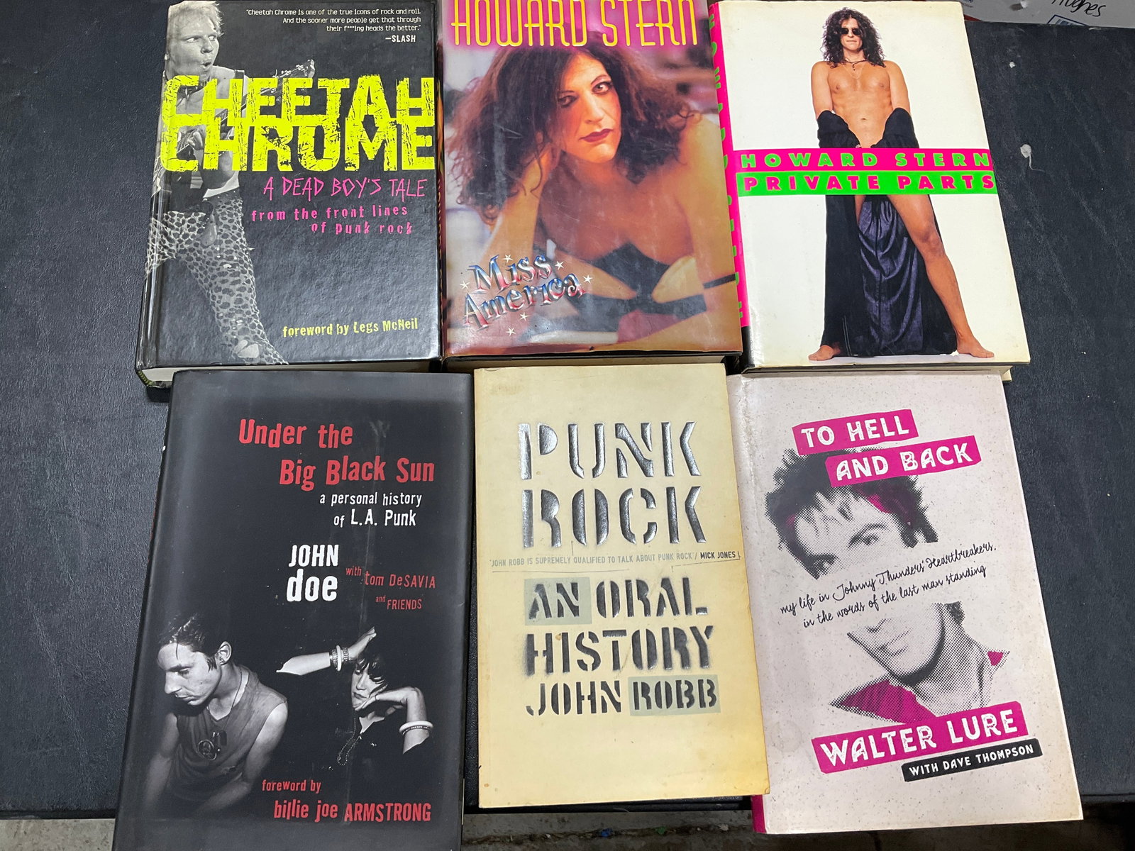 Various Hardcover Rock Books: Various Hardcover Rock Books