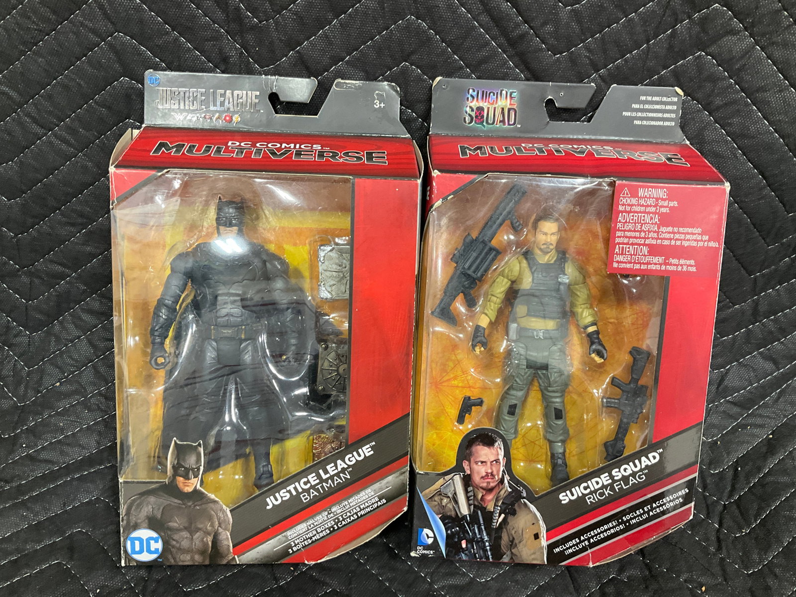 DC Comics Multiverse Action Figures - Batman and Rick Flag *new in boxes*: DC Comics Multiverse Action Figures - Batman and Rick Flag *new in boxes*