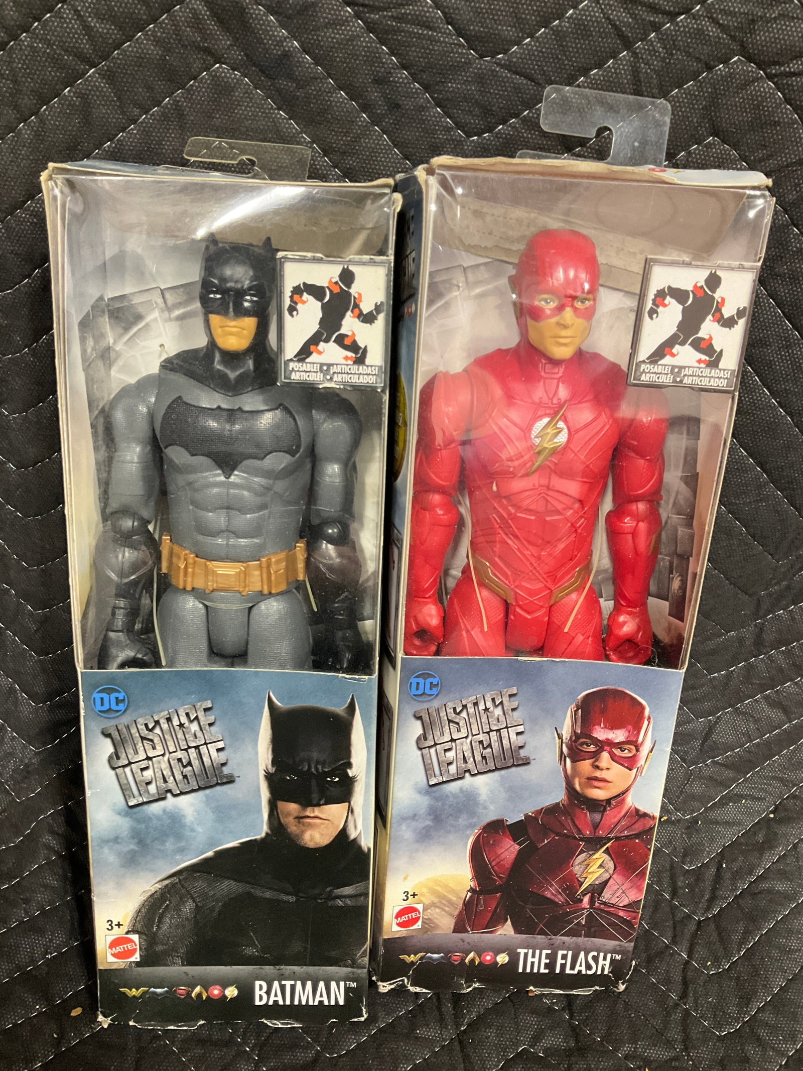 Justice League Collectible Action Figures - Batman and the Flash *new in boxes*: Justice League Collectible Action Figures - Batman and the Flash *new in boxes*