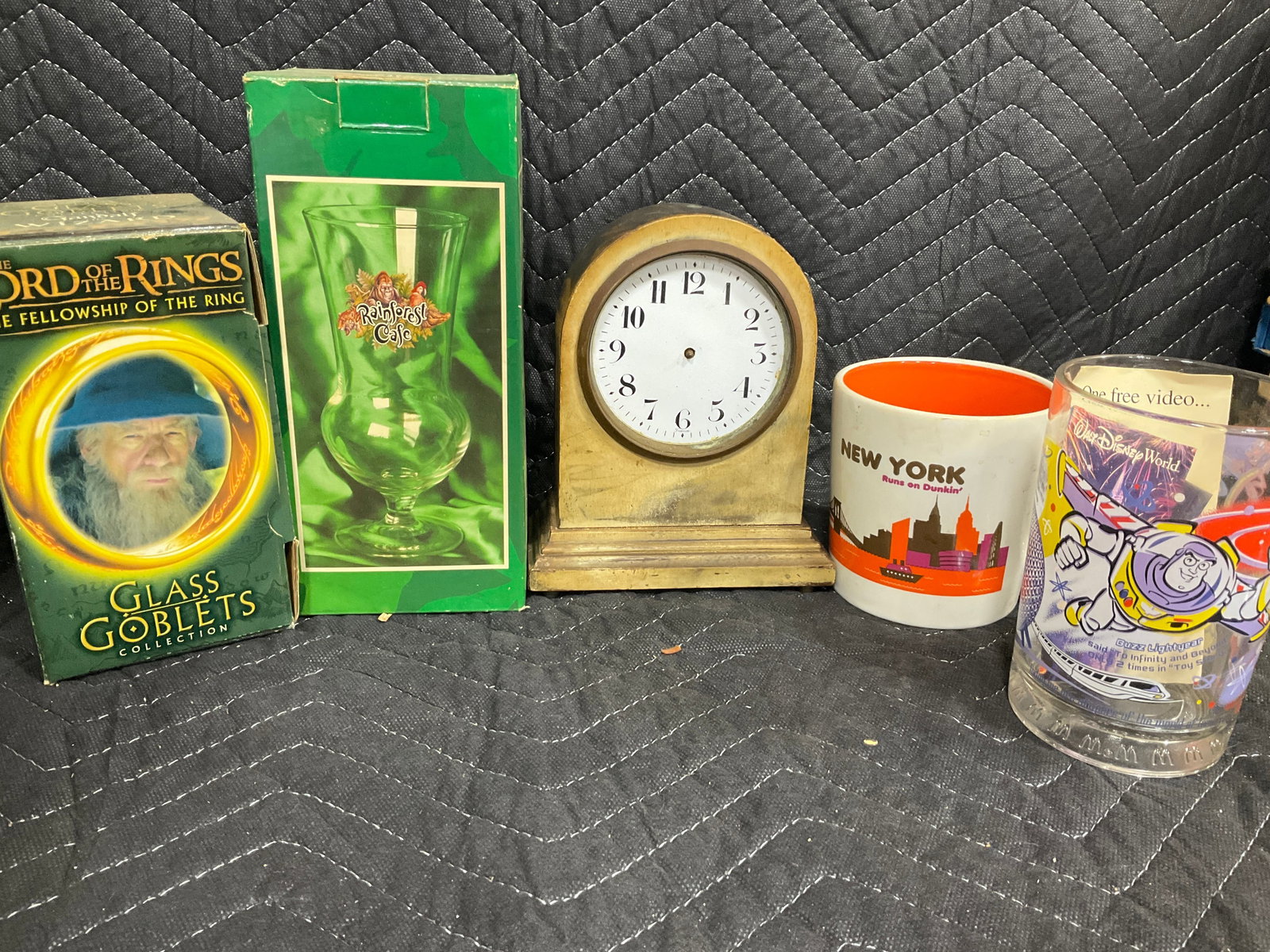 Lord of the Rings Glass Goblet, Buzz Lightyear Glass Cup, Vintage Clock Decor, and more: Lord of the Rings Glass Goblet, Buzz Lightyear Glass Cup, Vintage Clock Decor, and more