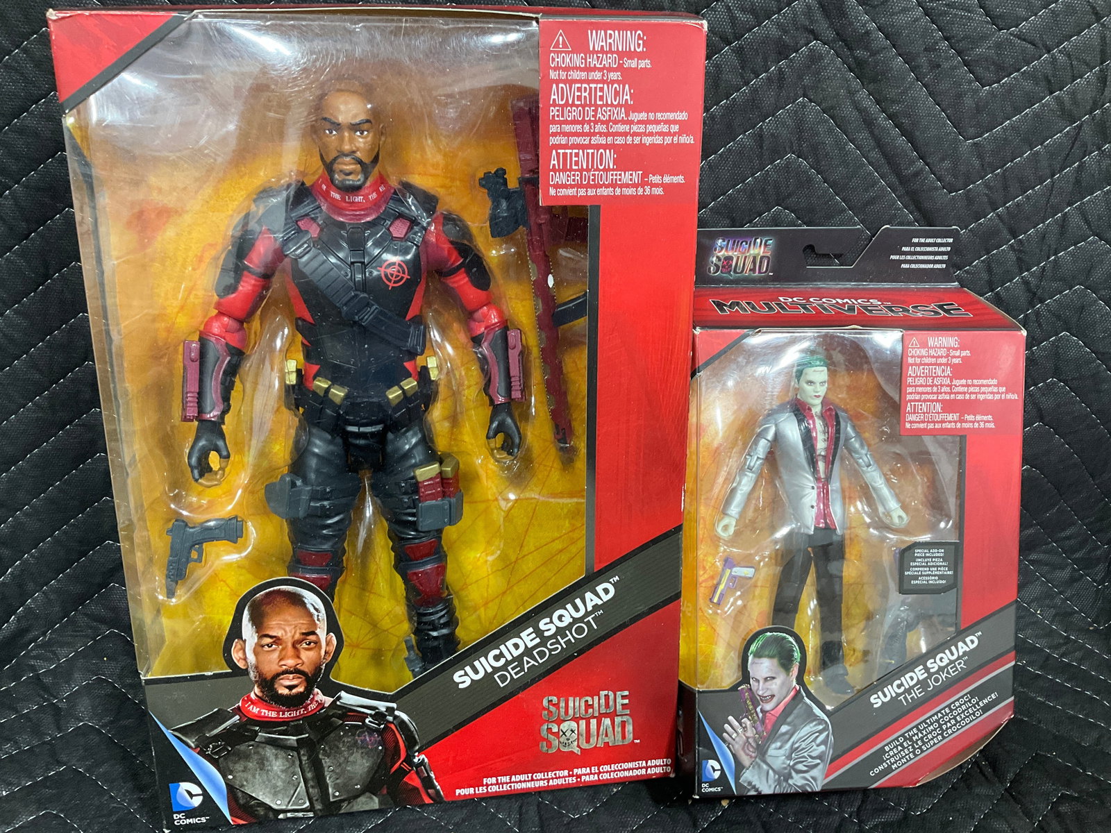 Suicide Squad Collectible Figures - The Joker and Deadshot *new in boxes* (1 of 1)