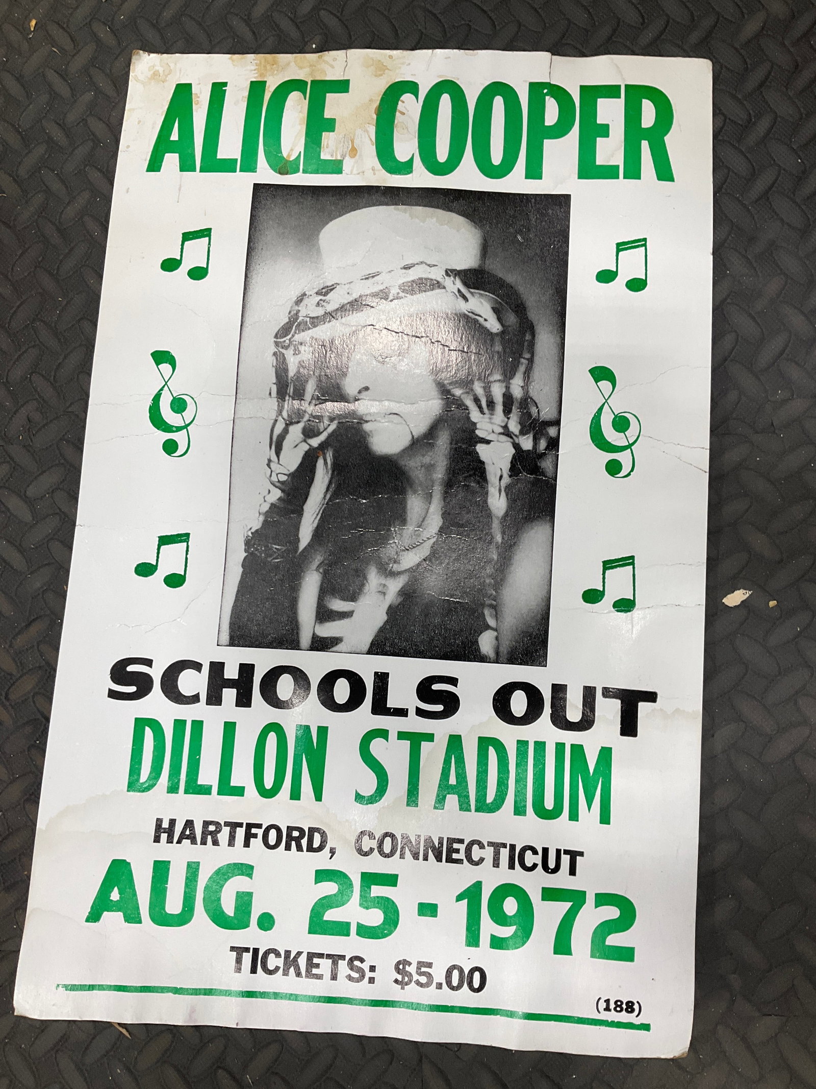 Alice Cooper Advertising Poster (14inx22in) (1 of 1)