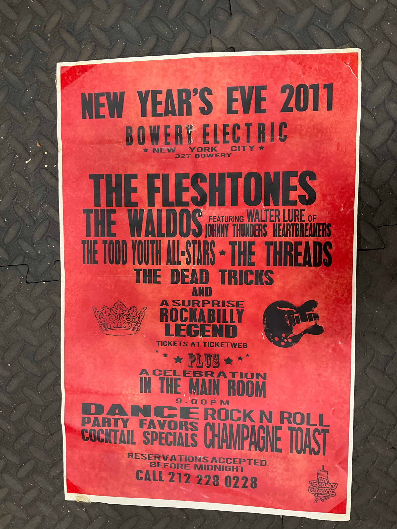Rock n Roll Poster Advertisement (11inx17in): Rock n Roll Poster Advertisement (11inx17in)