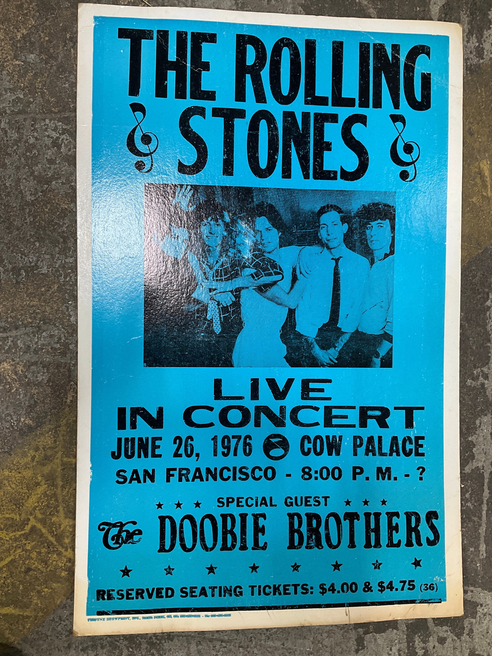 The Rolling Stones Advertising Poster (14inx22in) (1 of 1)
