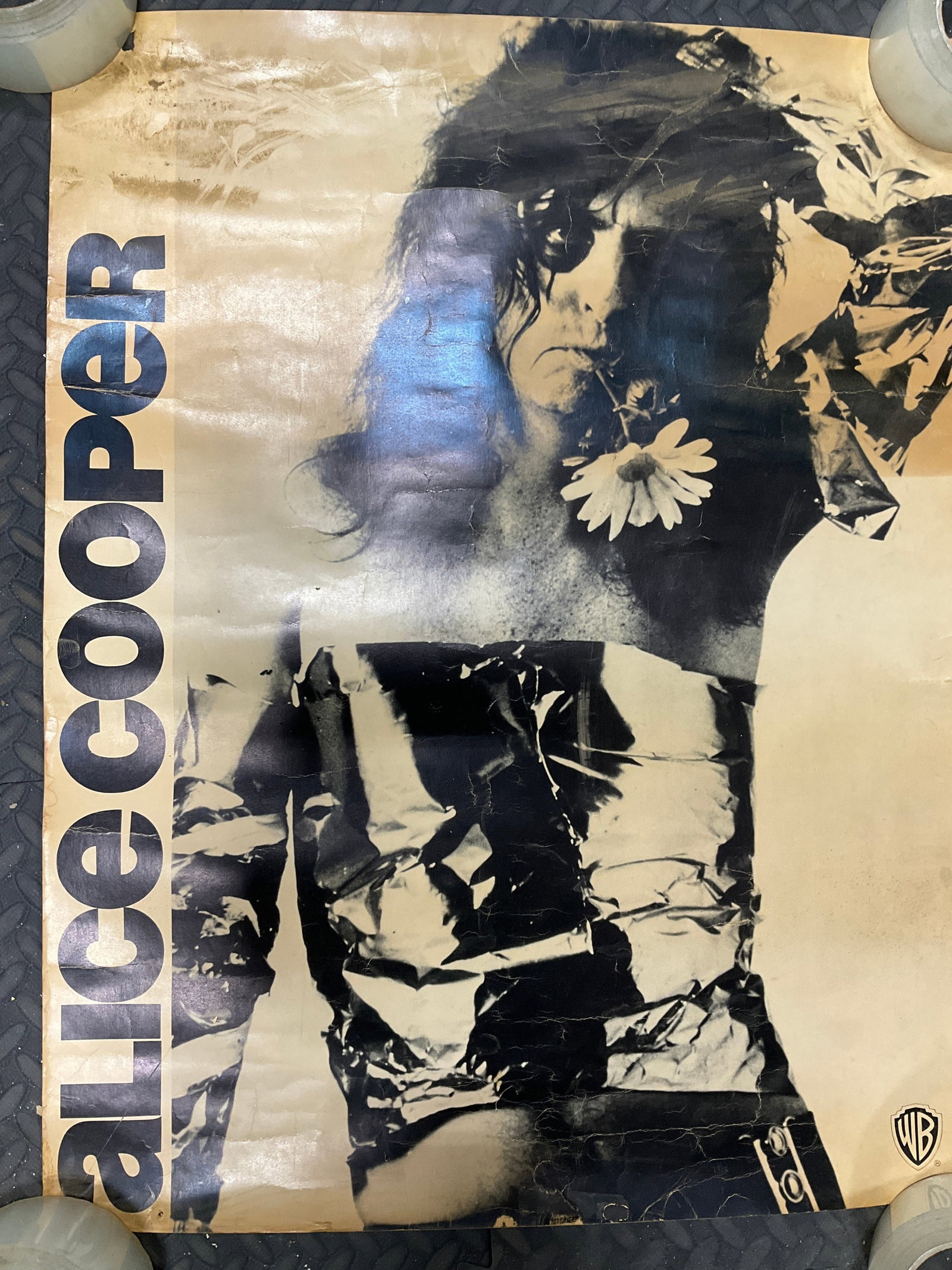 Alice Cooper Poster (21inx27in) *slightly torn* (1 of 1)
