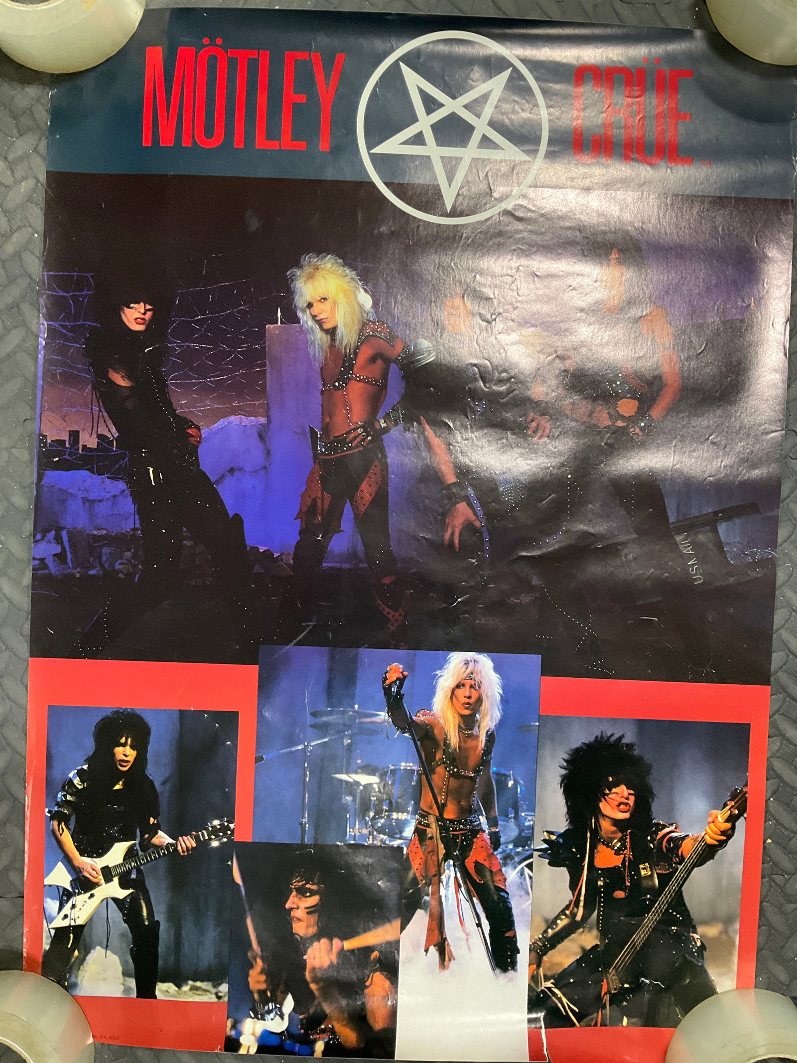 Motley Crue Band Poster (20inx28in): Motley Crue Band Poster (20inx28in)