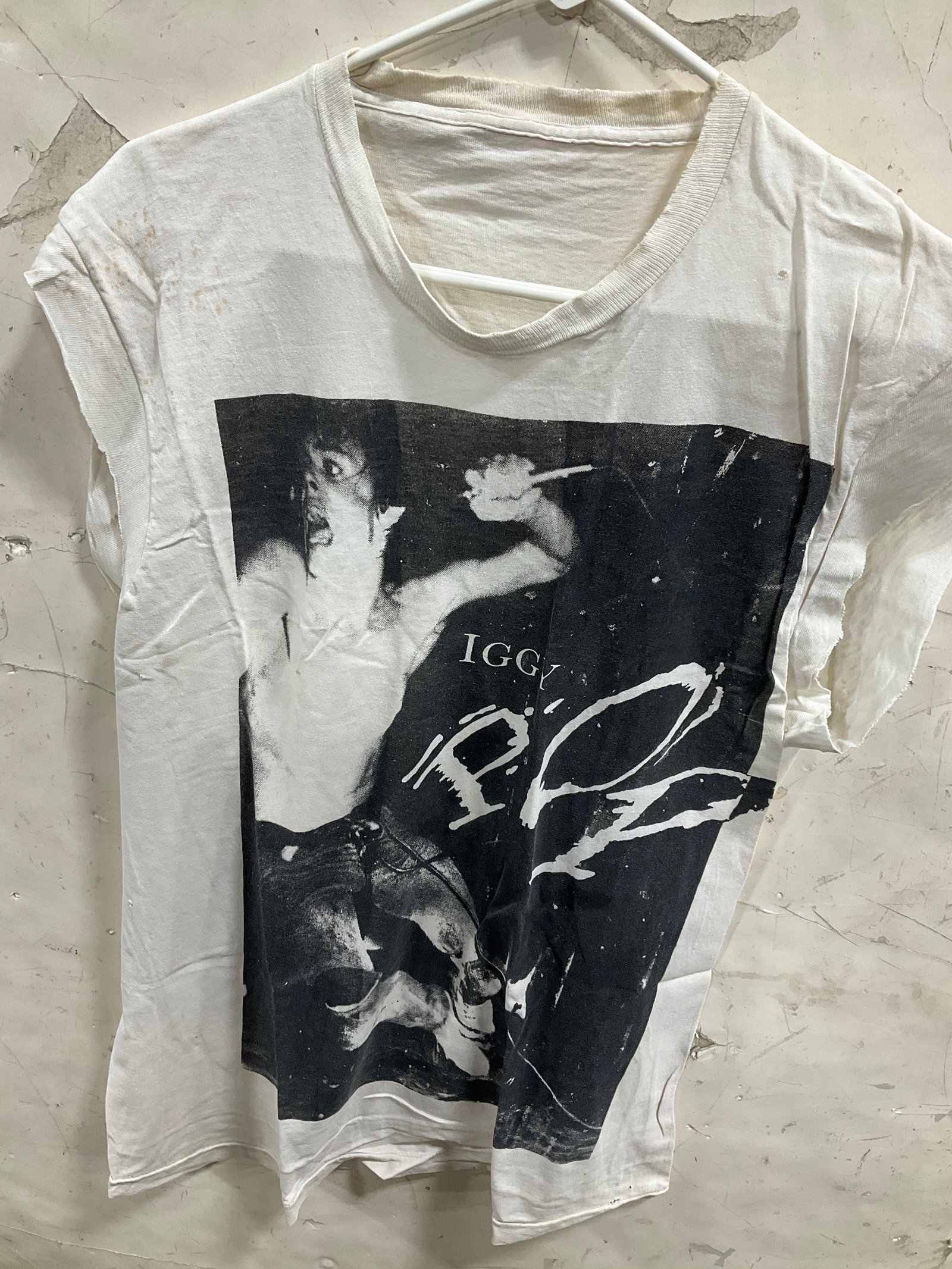 Vintage Iggy Pop Tshirt (Size: NA): Vintage Iggy Pop Tshirt (Size: NA)