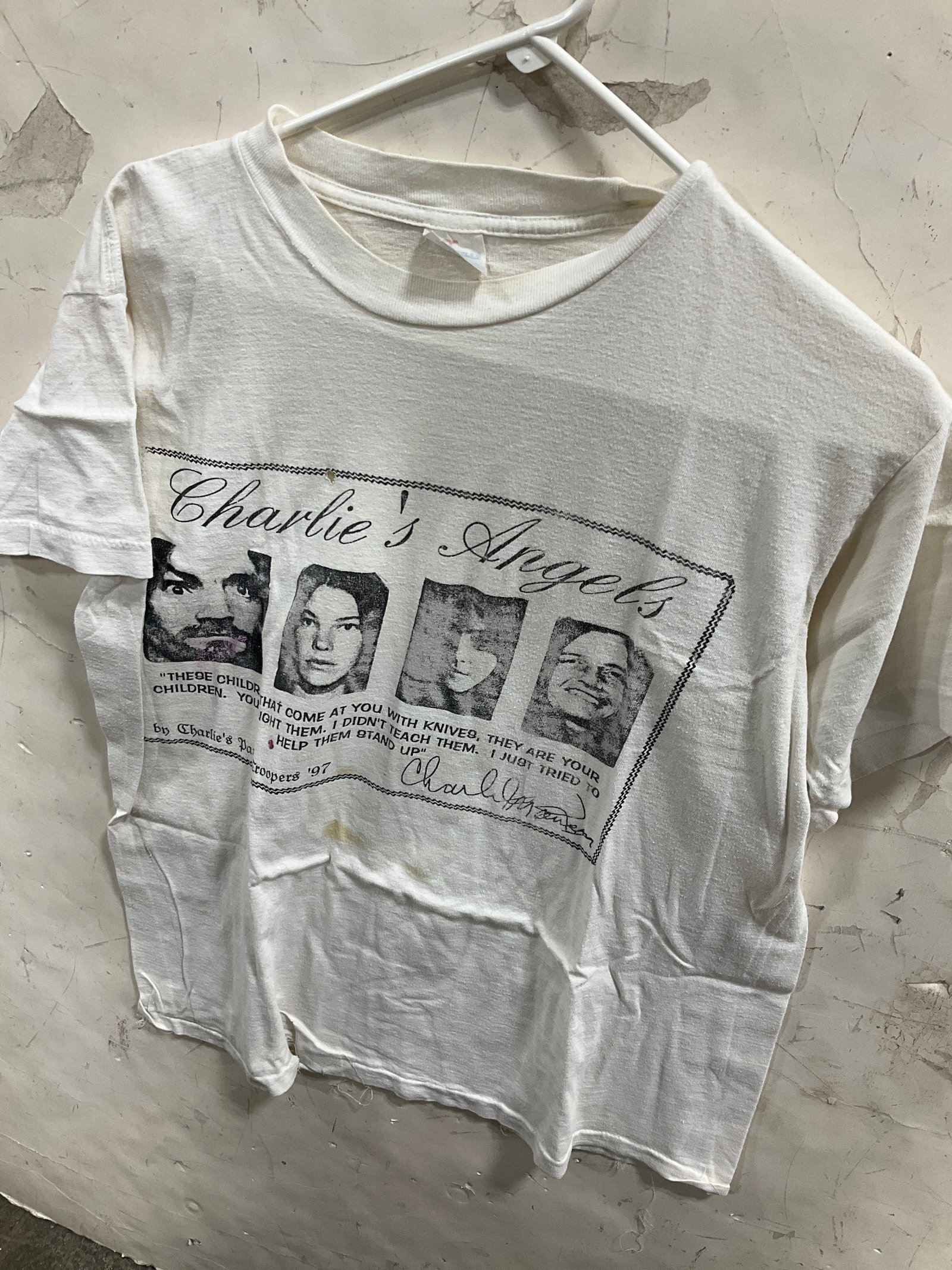 Charlies Angel Tshirt (Size: Large): Charlies Angel Tshirt (Size: Large)