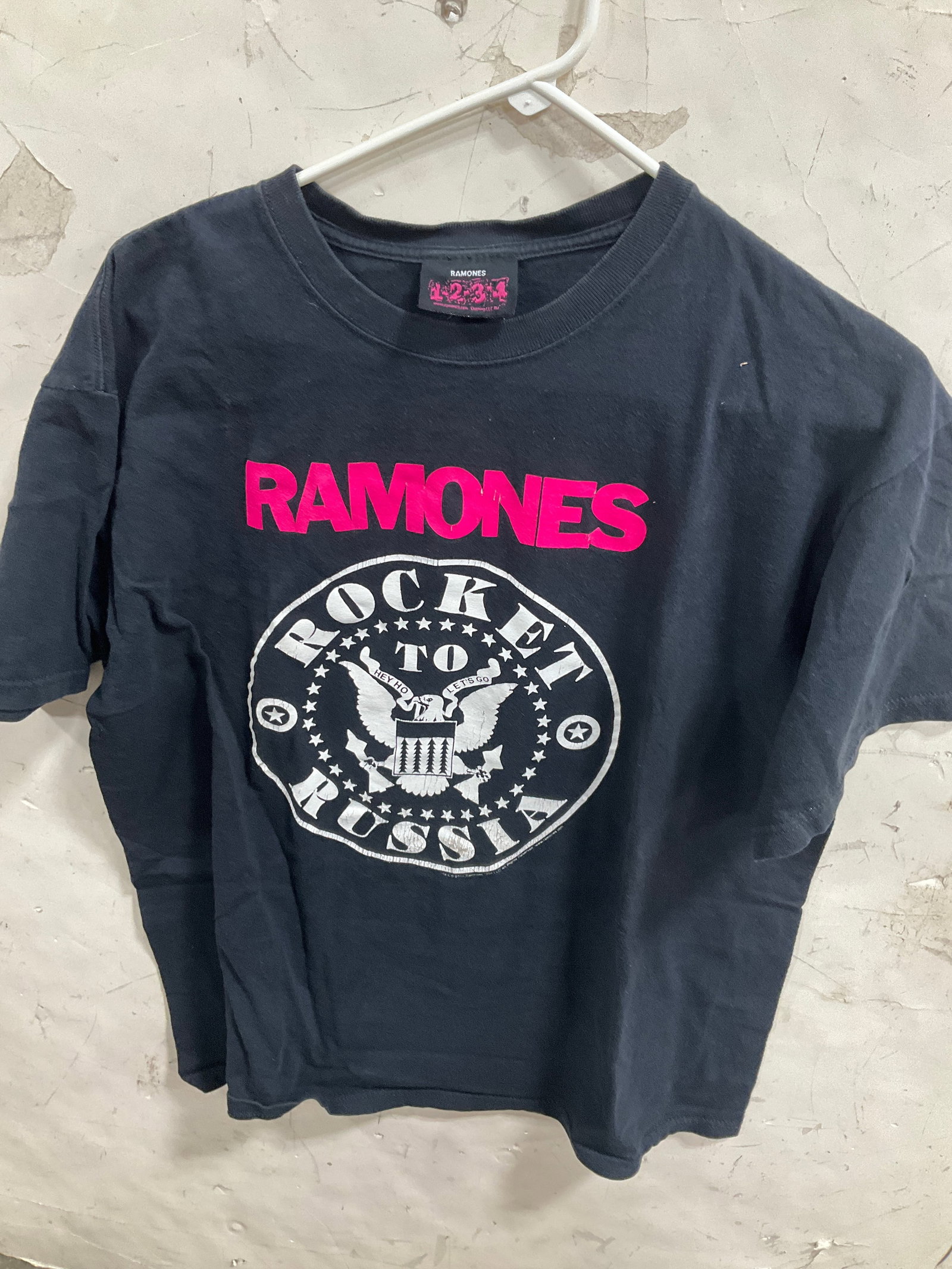 1977 Ramones Tour Tshirt (Size: L) (1 of 1)