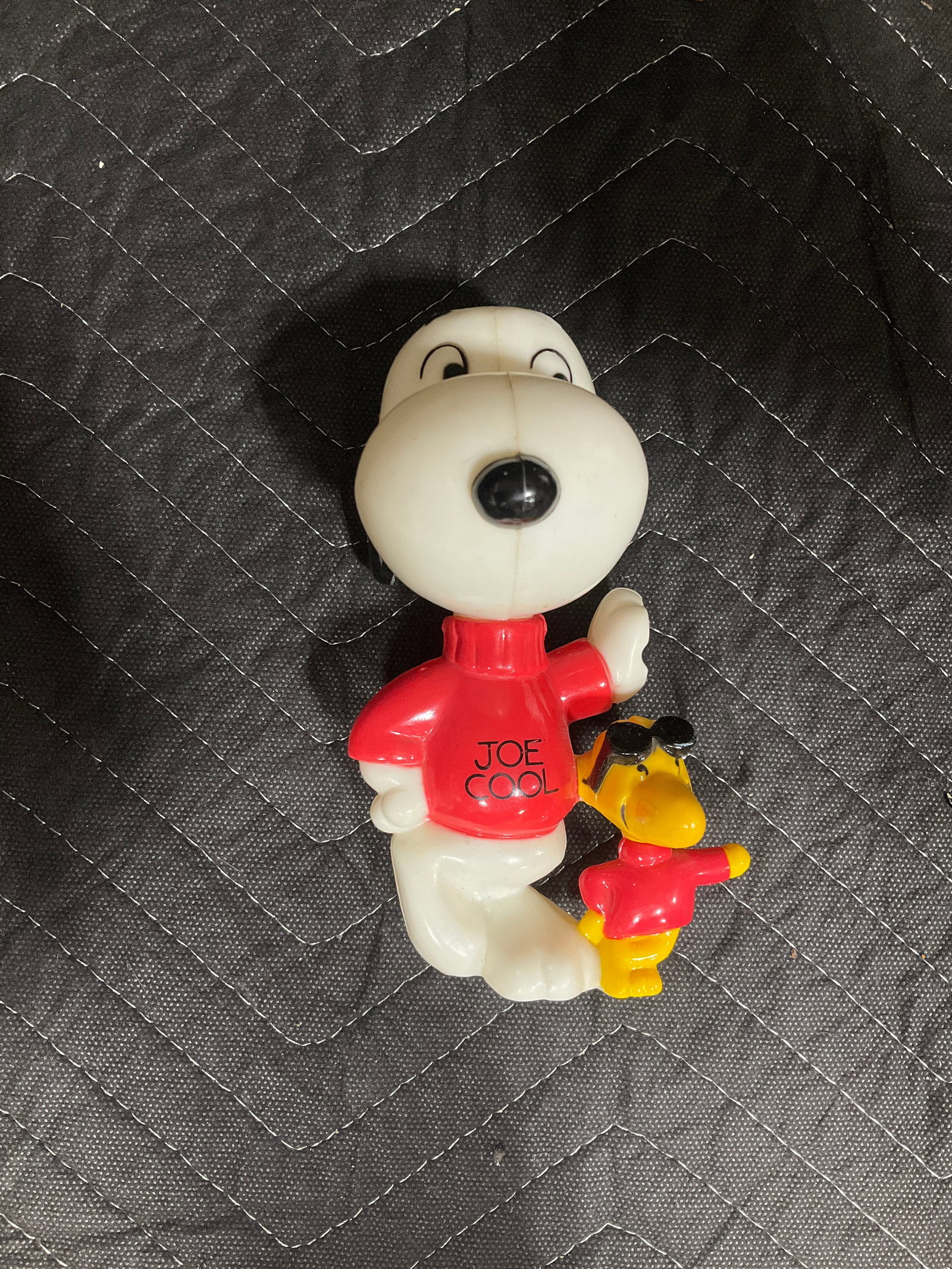 Vintage Snoopy Joe cool and Woodstocl plastic figure(6in tall) (1 of 1)