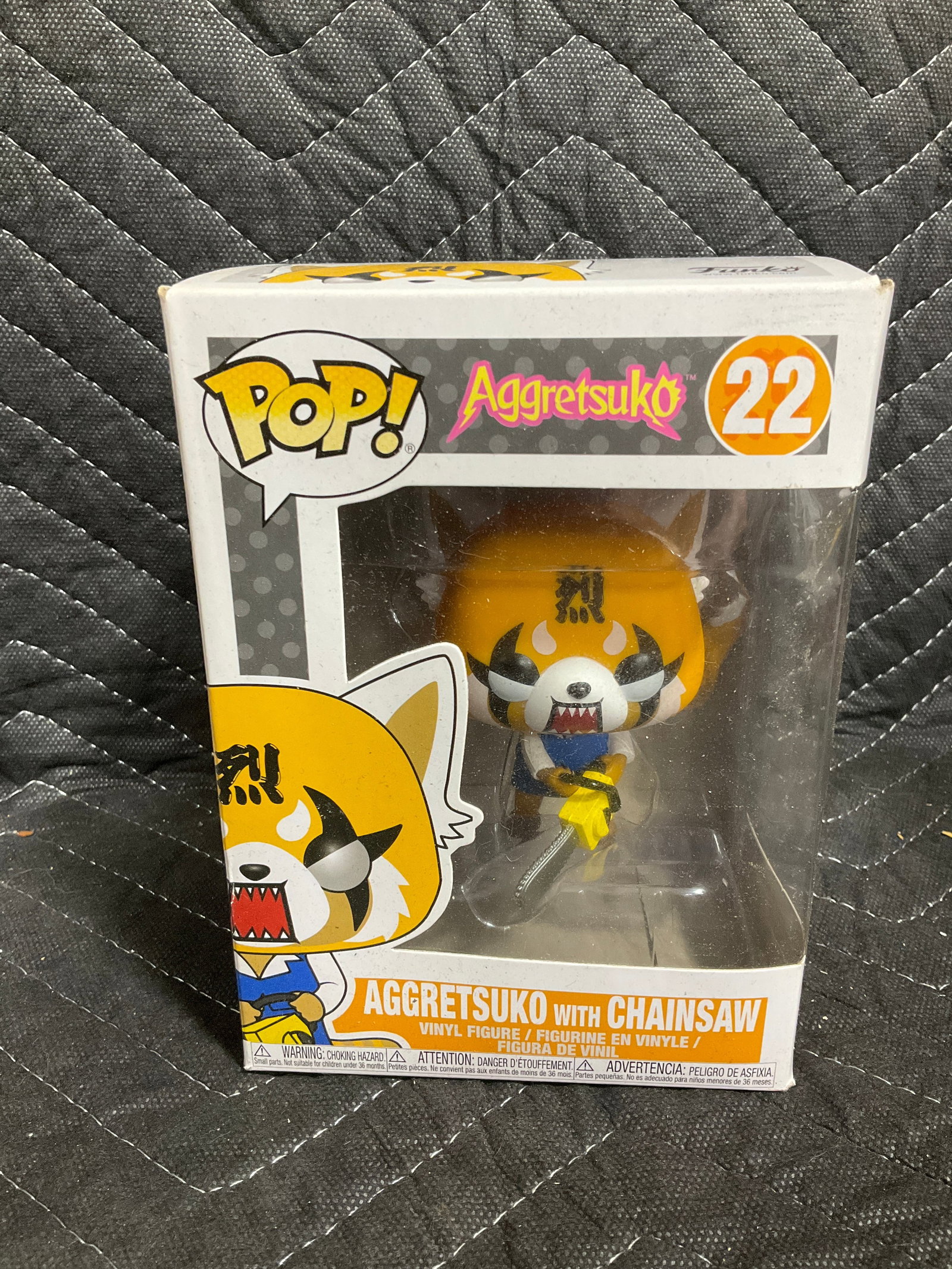 Funko Pop! Collectible Figure -Aggretsuko with Chainsaw #22 *new in box* (1 of 1)