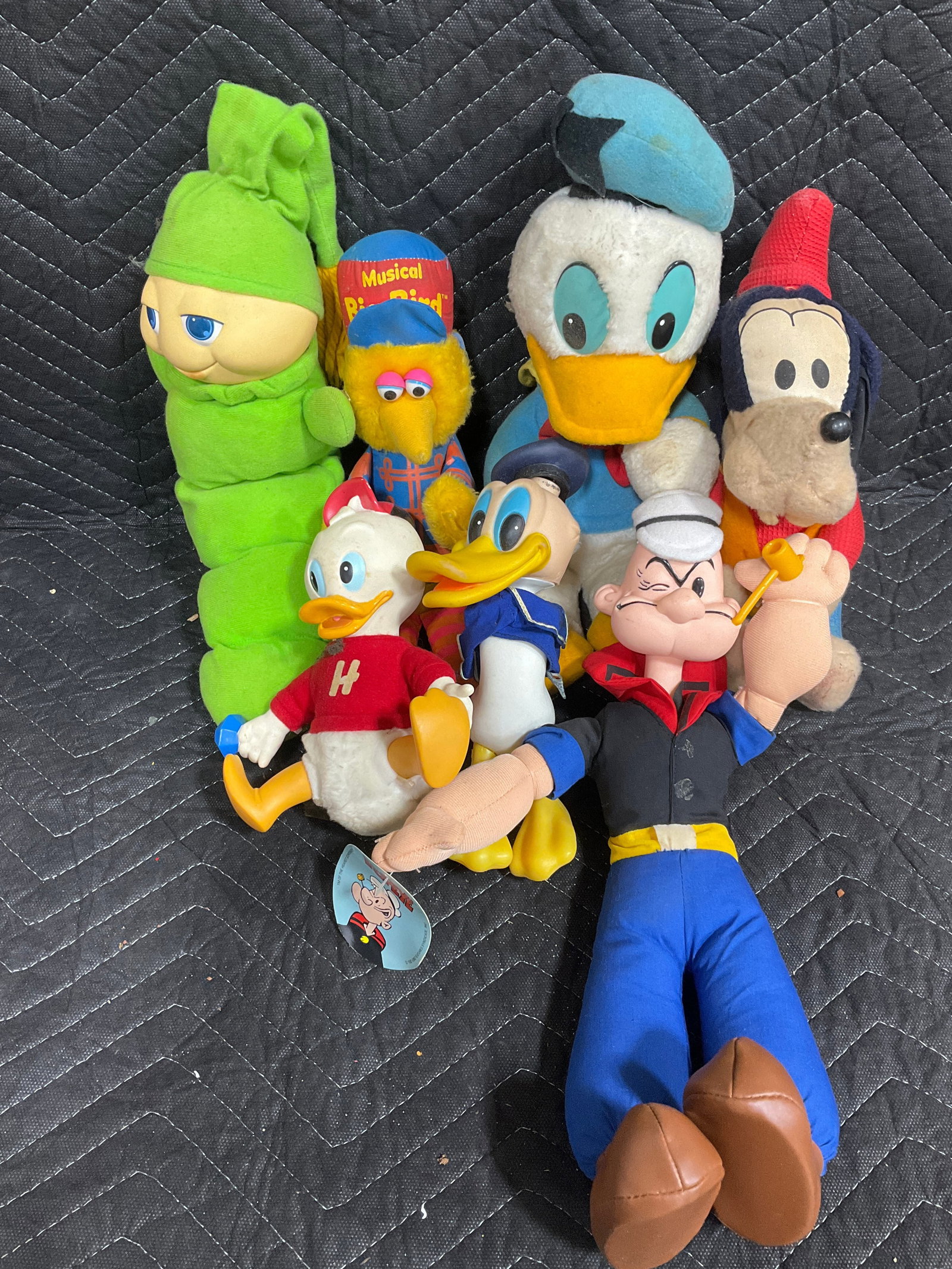 Vintage plush dolls(Popeye's, Sesame Street, and more): Vintage plush dolls(Popeye's, Sesame Street, and more)