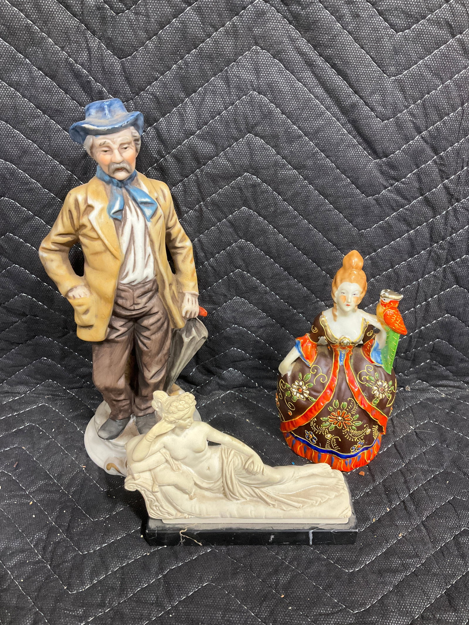 G. Ruggeri sculpture and other decorative statues(tallest 9.5in) (1 of 1)