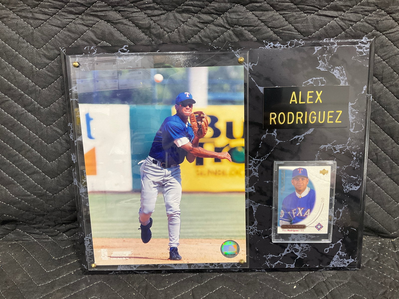 Decorative Alex Rodriguez Baseball Plaque (12inx15in): Decorative Alex Rodriguez Baseball Plaque (12inx15in)