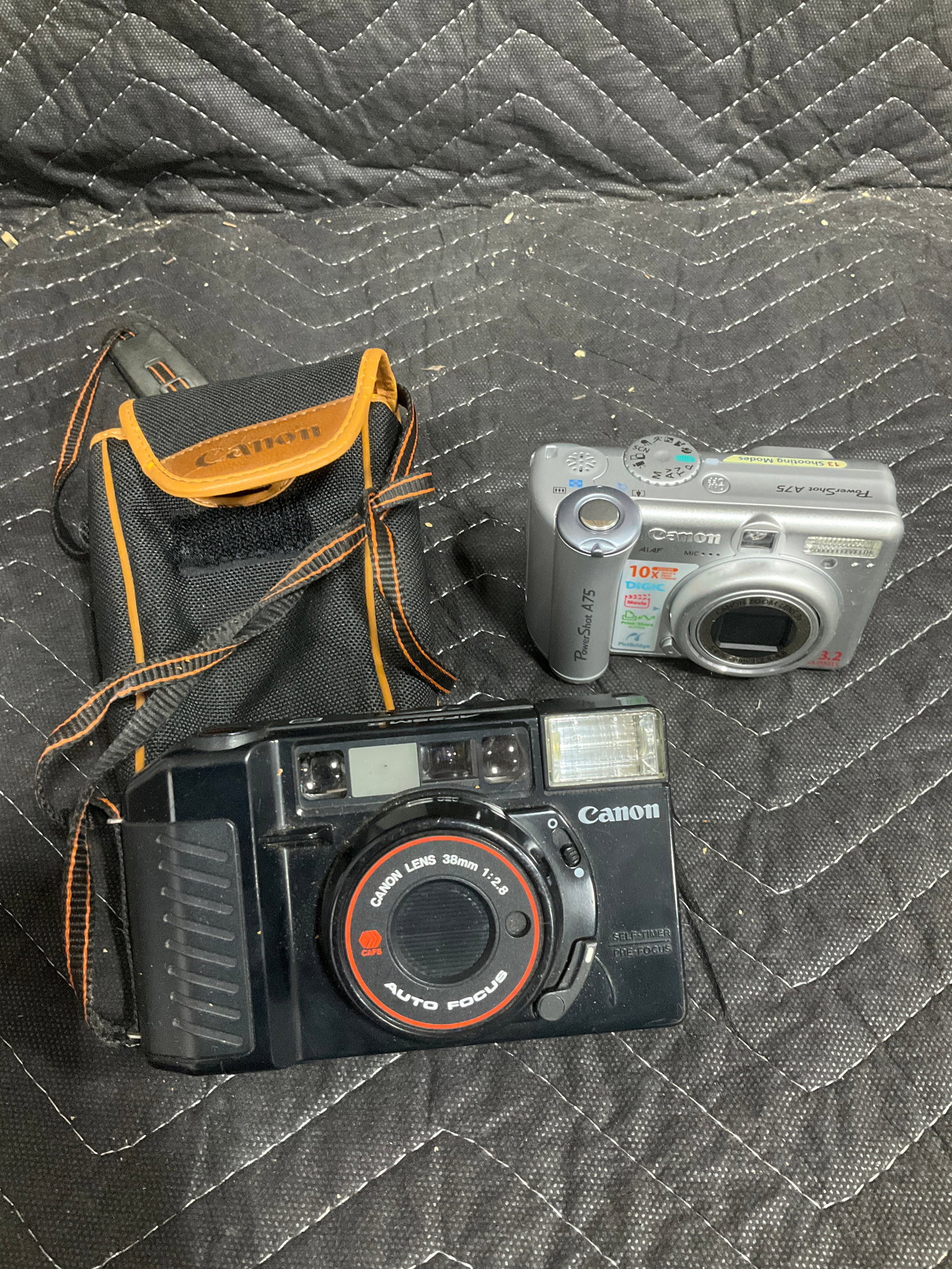 Canon cameras and Canon camera case (1 of 1)