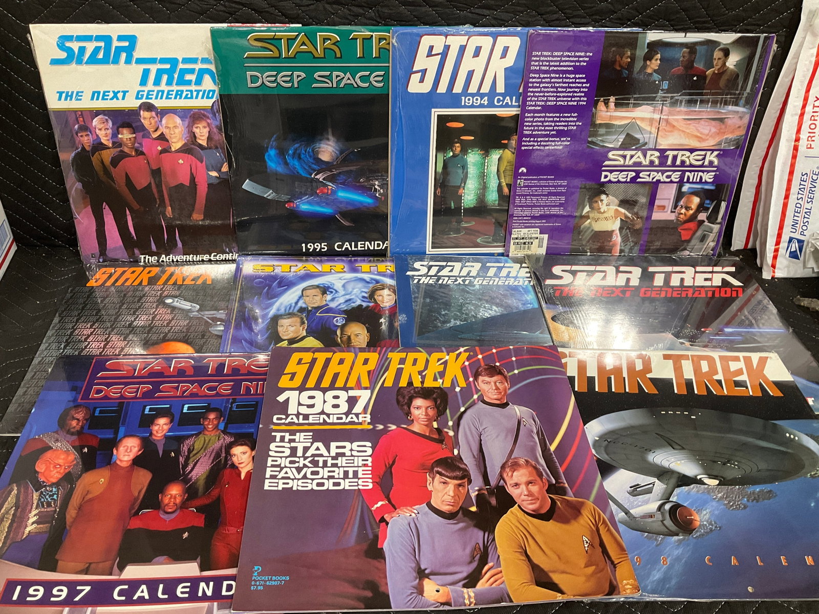 Various Star Trek calendars*most sealed* (1 of 1)