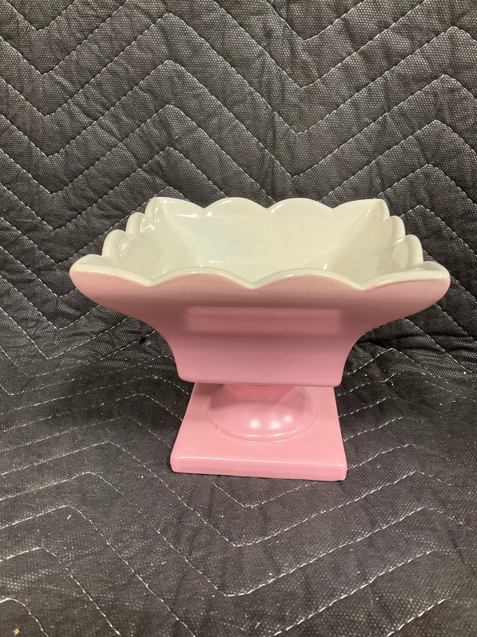 Hull pottery pedestal compote bowl(5.5in tall) (1 of 1)