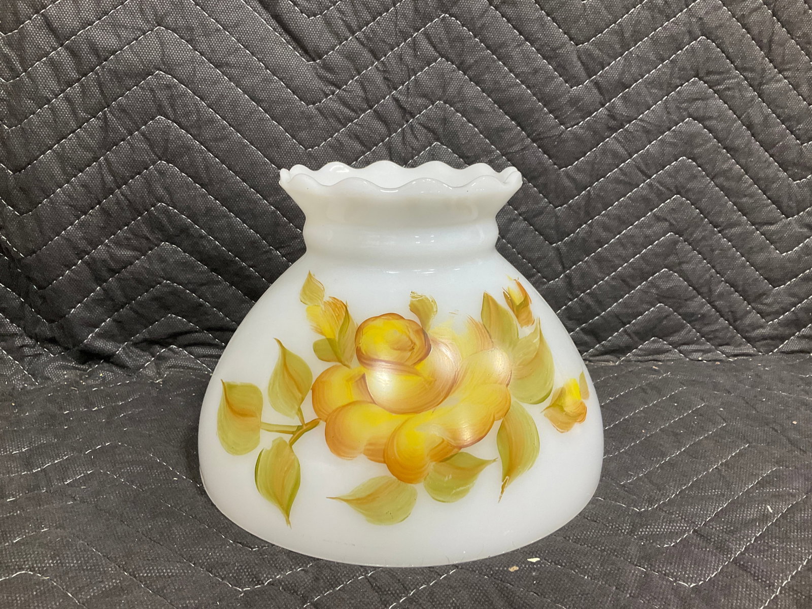 Vintage Milk Glass Lampshade (6in Tall) (1 of 1)