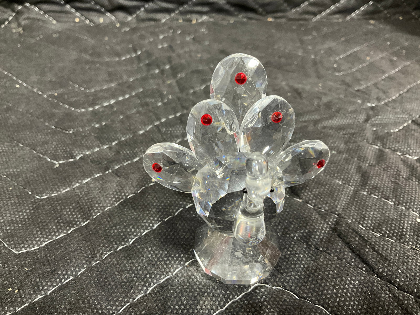 Swarovski Crystal Peacock Figure (2.5in Tall): Swarovski Crystal Peacock Figure (2.5in Tall)