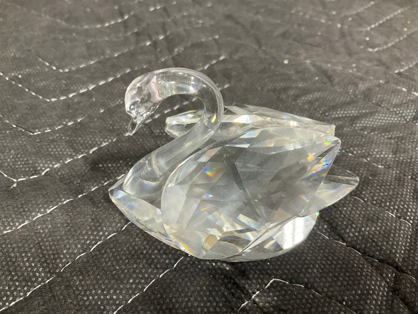 Swarovski Crystal Swan Figure (2.5in Tall) (1 of 1)