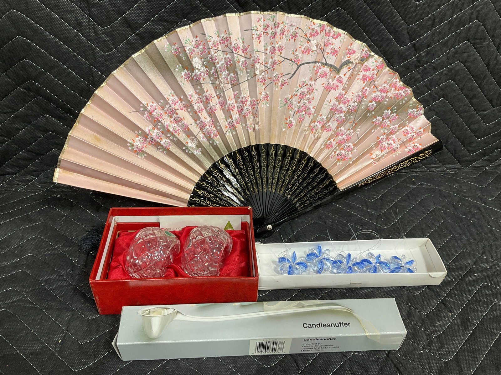 Decorative Handfan, Candlesnuffer, Crystal Napkin Ring Holders, and more (1 of 1)