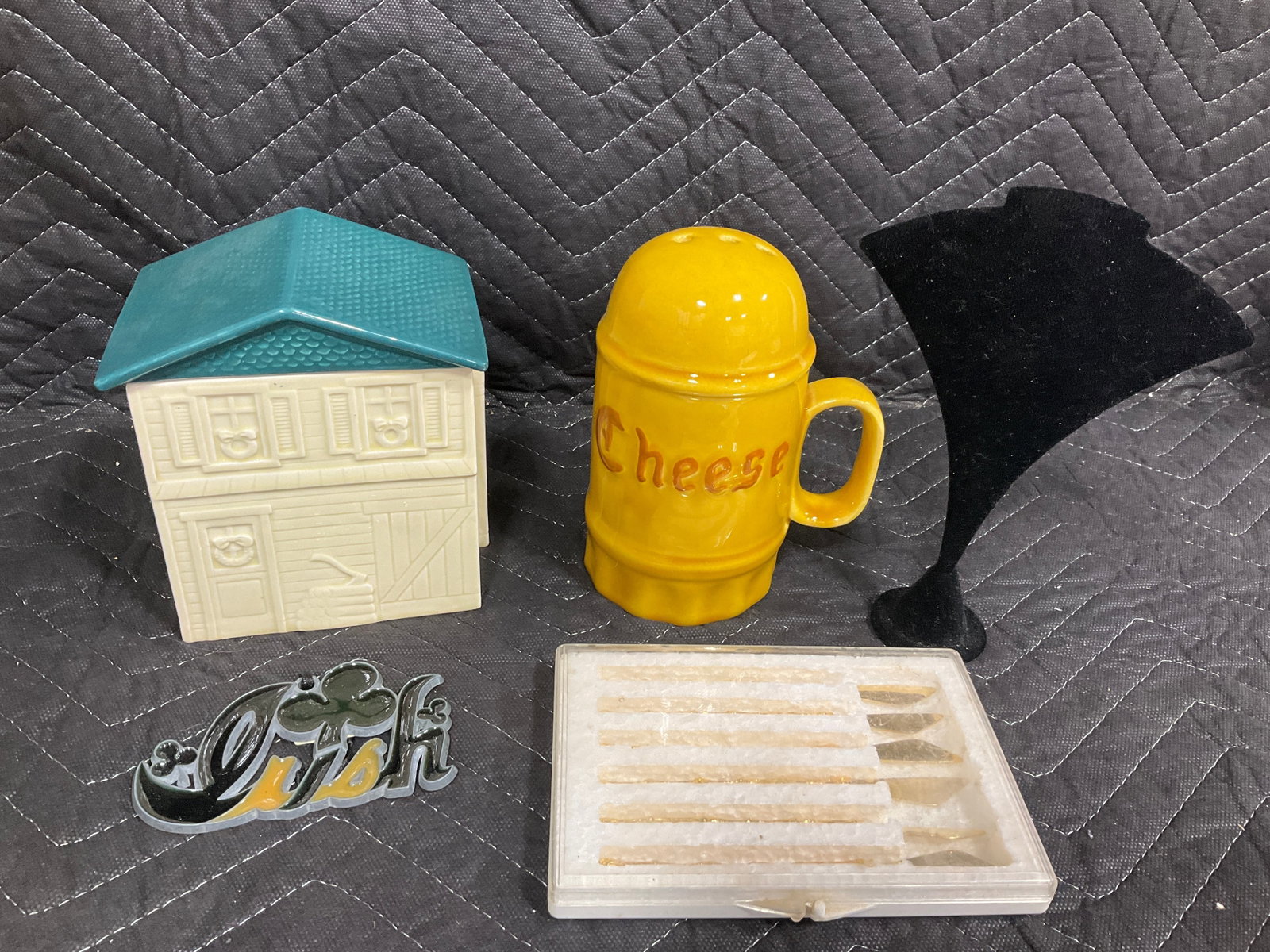 Avon Ceramic House, Cheese Dispenser, and more (Tallest - 8in) (1 of 1)