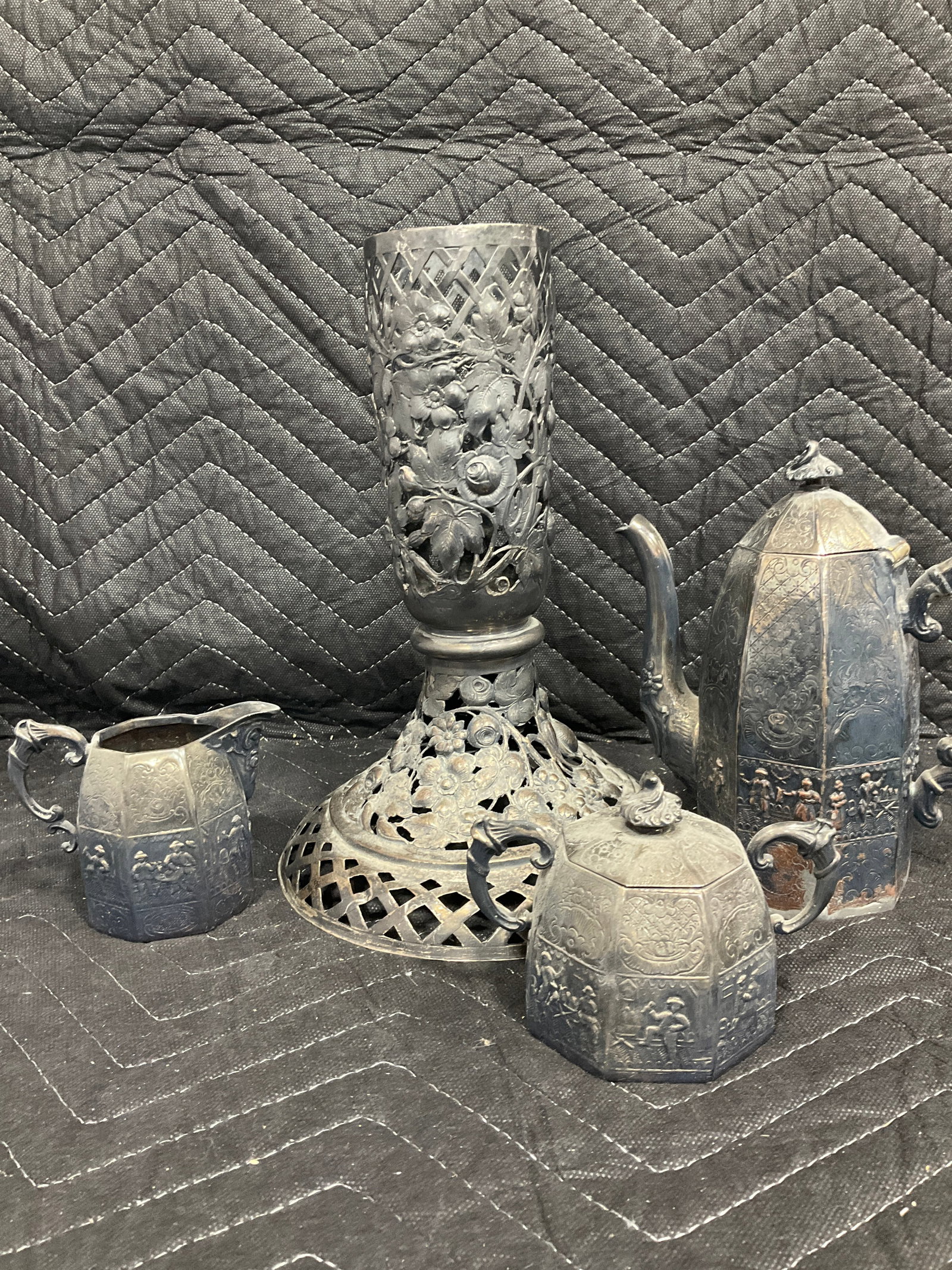 Metal Teapot, Pitcher, and more (Tallest - 10.5in) (1 of 1)
