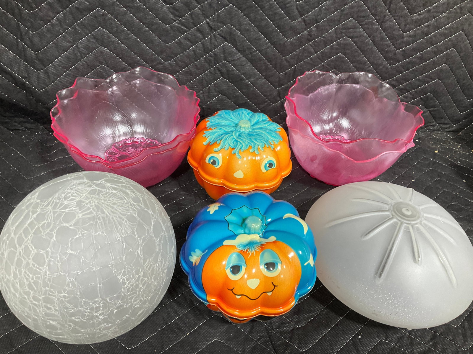 Plastic Bowls, and Glass Lampshades: Plastic Bowls, and Glass Lampshades