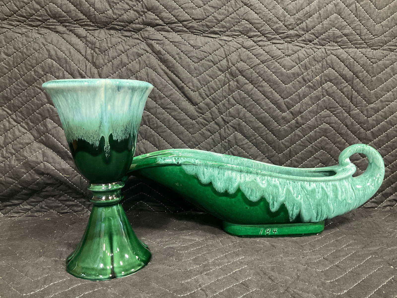 Various Glazed Pottery (Tallest - 9in): Various Glazed Pottery (Tallest - 9in)