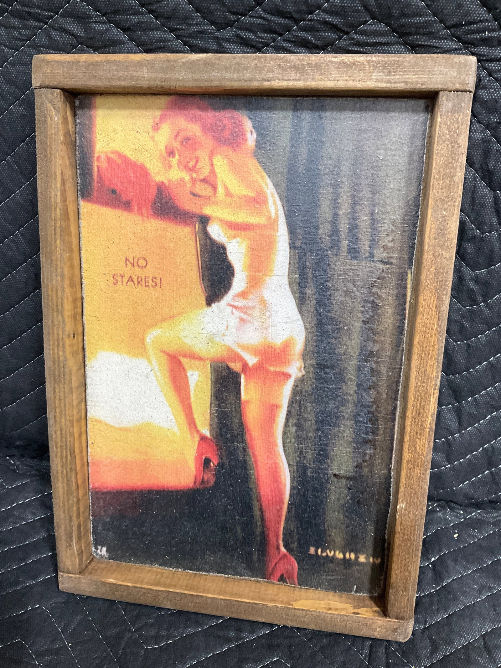 Wooden Pin Up Sign Decor (9.5inx13in) (1 of 1)