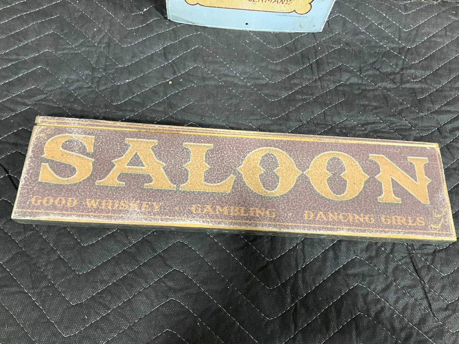 Wooden Saloon Sign Decor (4inx16in) (1 of 1)
