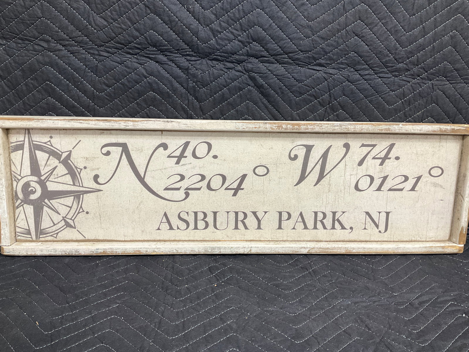 Asbury Park Sign Decor (9inx32in): Asbury Park Sign Decor (9inx32in)