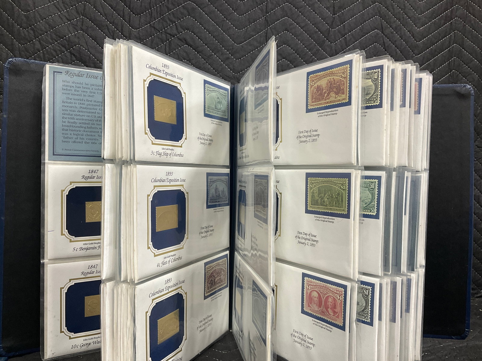 Golden Replicas of US Classic Stamps Album: Golden Replicas of US Classic Stamps Album
