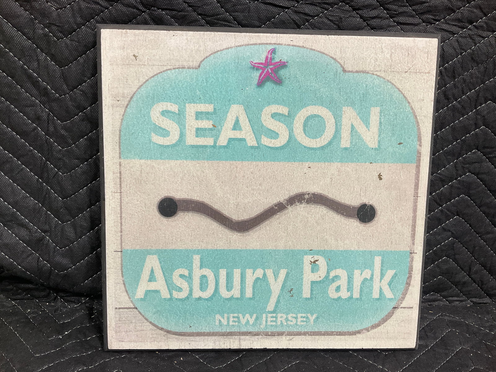Wooden Asbury Park NJ Sign Decor: Wooden Asbury Park NJ Sign Decor