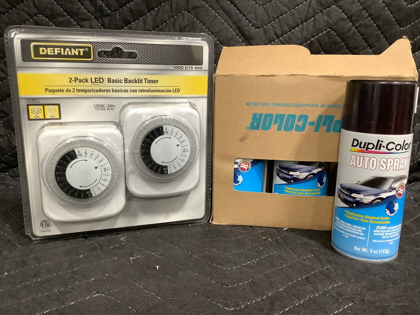 Defiant 2 Pack LED Timers, and Dupli-Color Auto Spray (1 of 1)