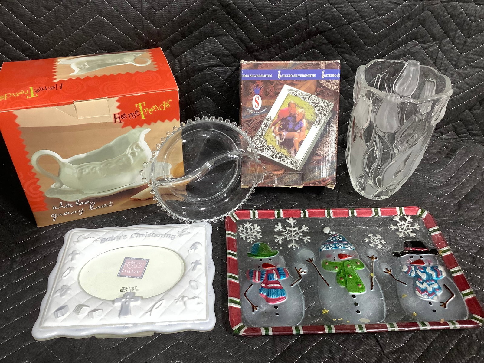 White lace gravy boat, photo frames, and more (1 of 1)