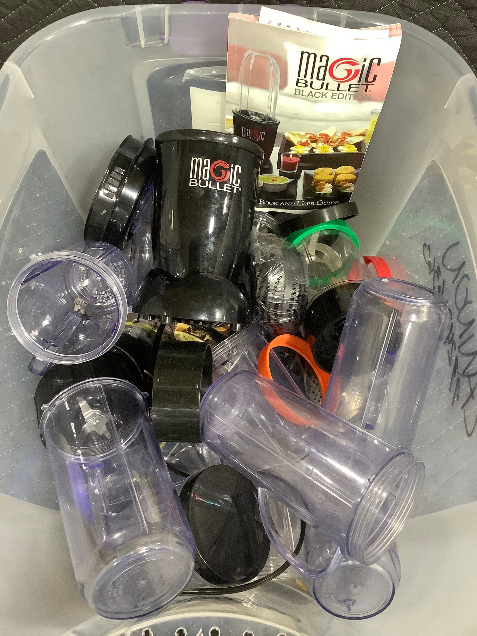 Large lot of magic bullet parts: Large lot of magic bullet parts