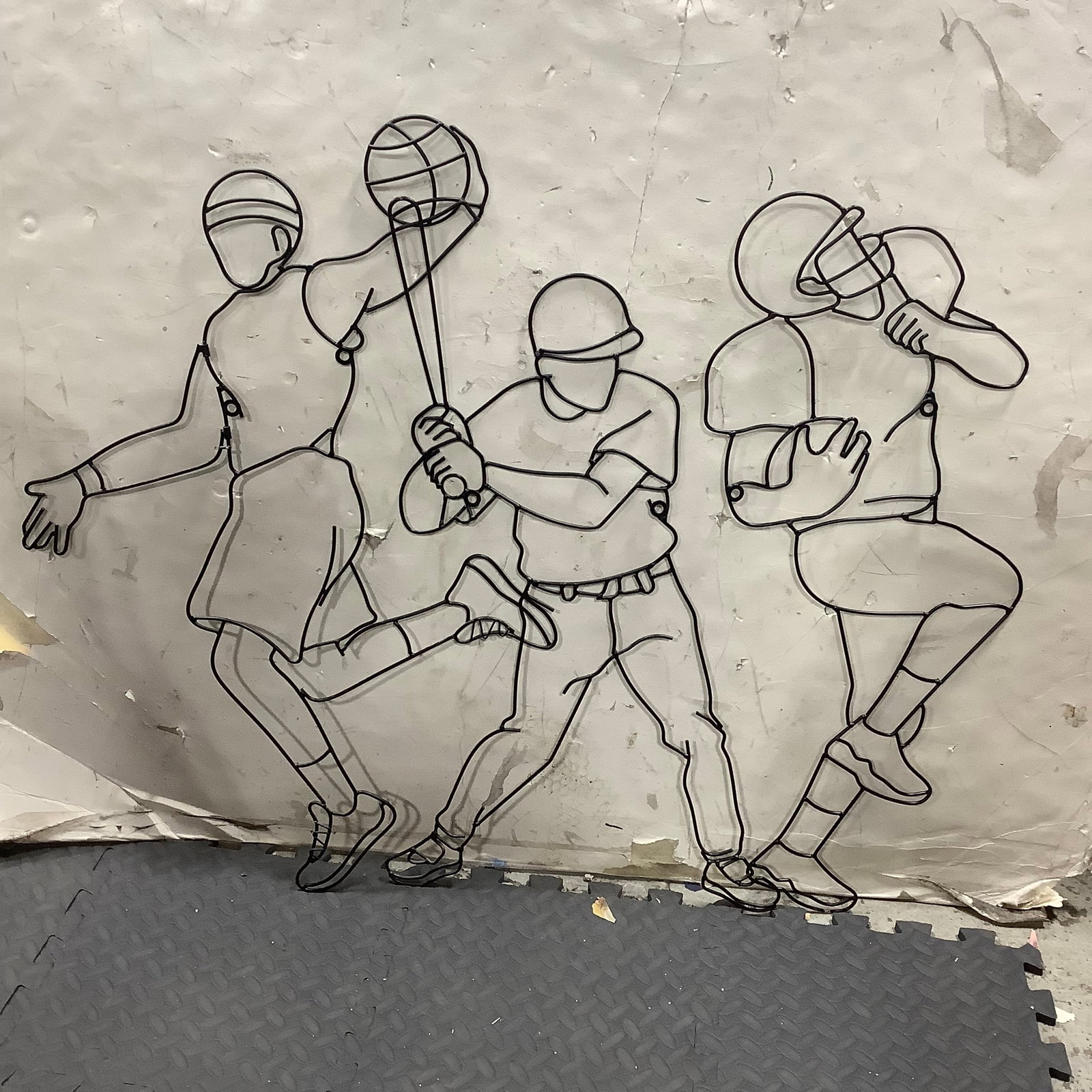 Metal sports wall decor(various sizes): Metal sports wall decor(various sizes)
