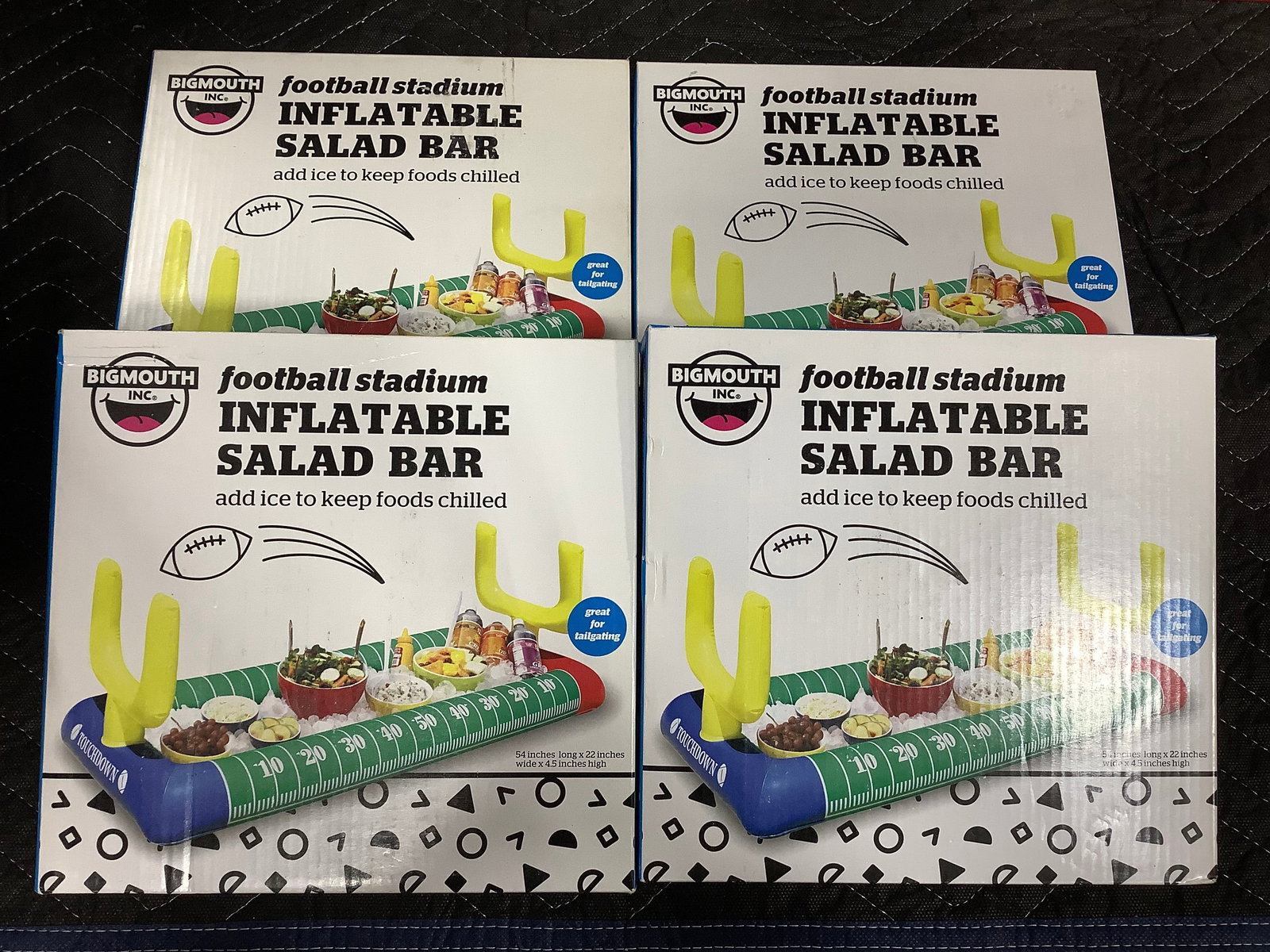 Football stadium inflatable salad bars*new in box* (1 of 1)