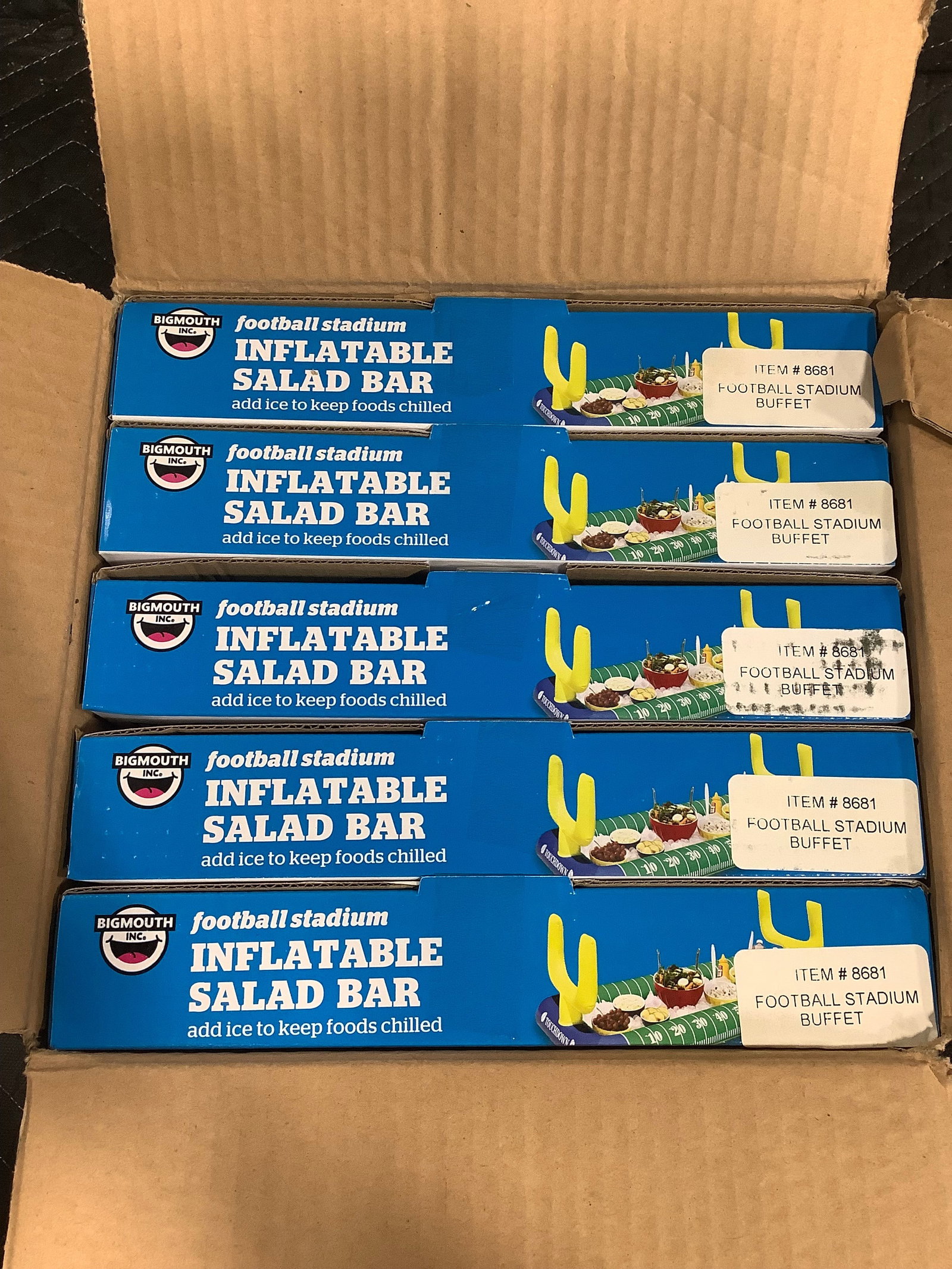 Football stadium inflatable salad bars*new in box* (1 of 1)
