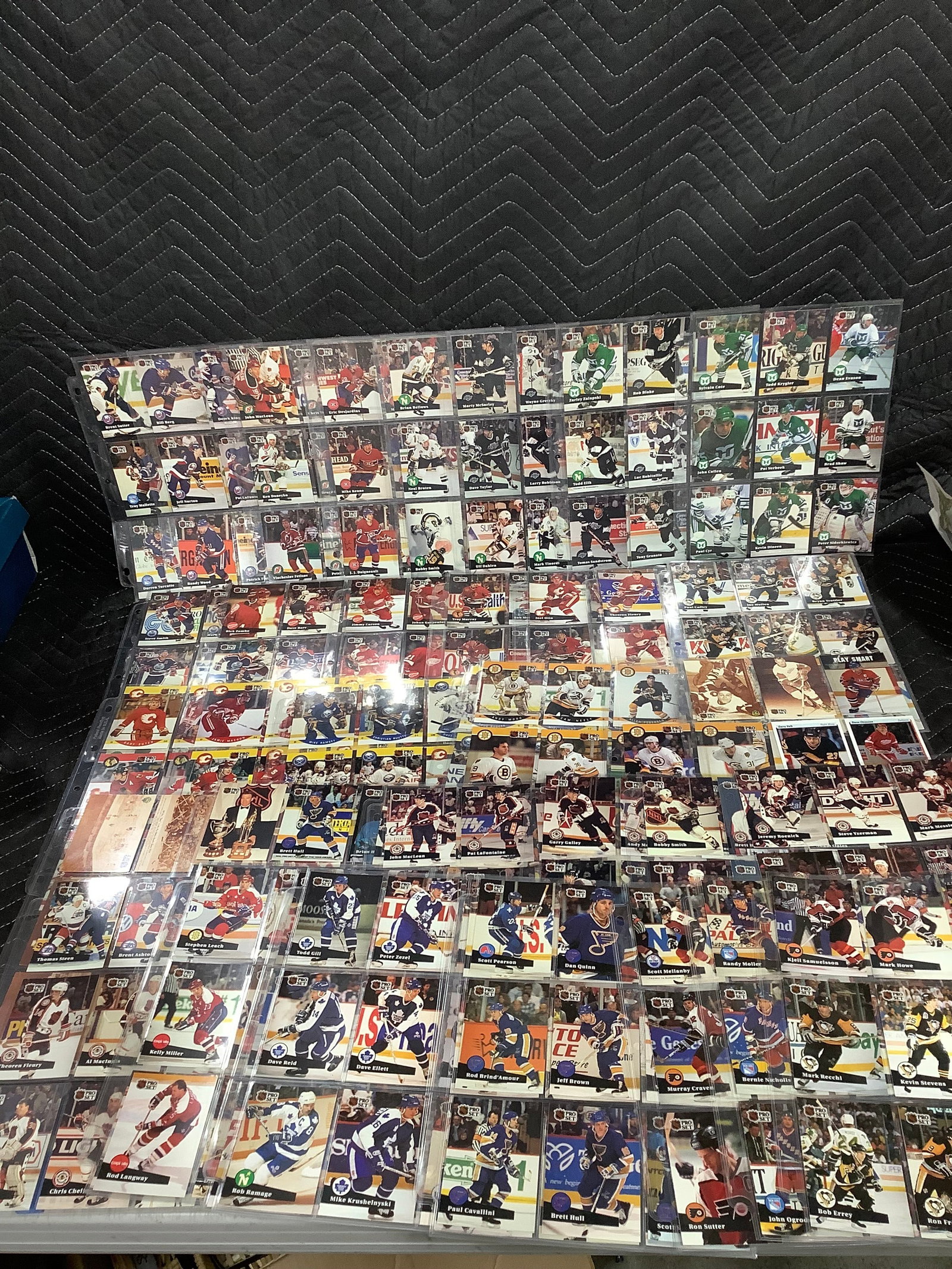 NHL cards in collector sheets (1 of 1)