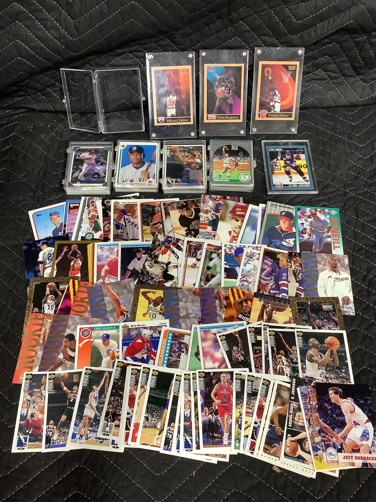 Collectible sports cards(some in case) (1 of 1)