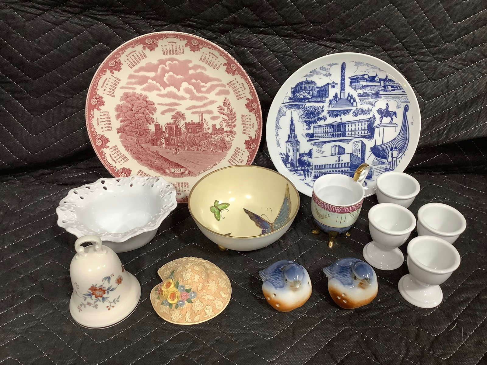 Ceramic salt/pepper shakers, ceramic bell, and more(Nippon, Noritake,etc.) (1 of 1)