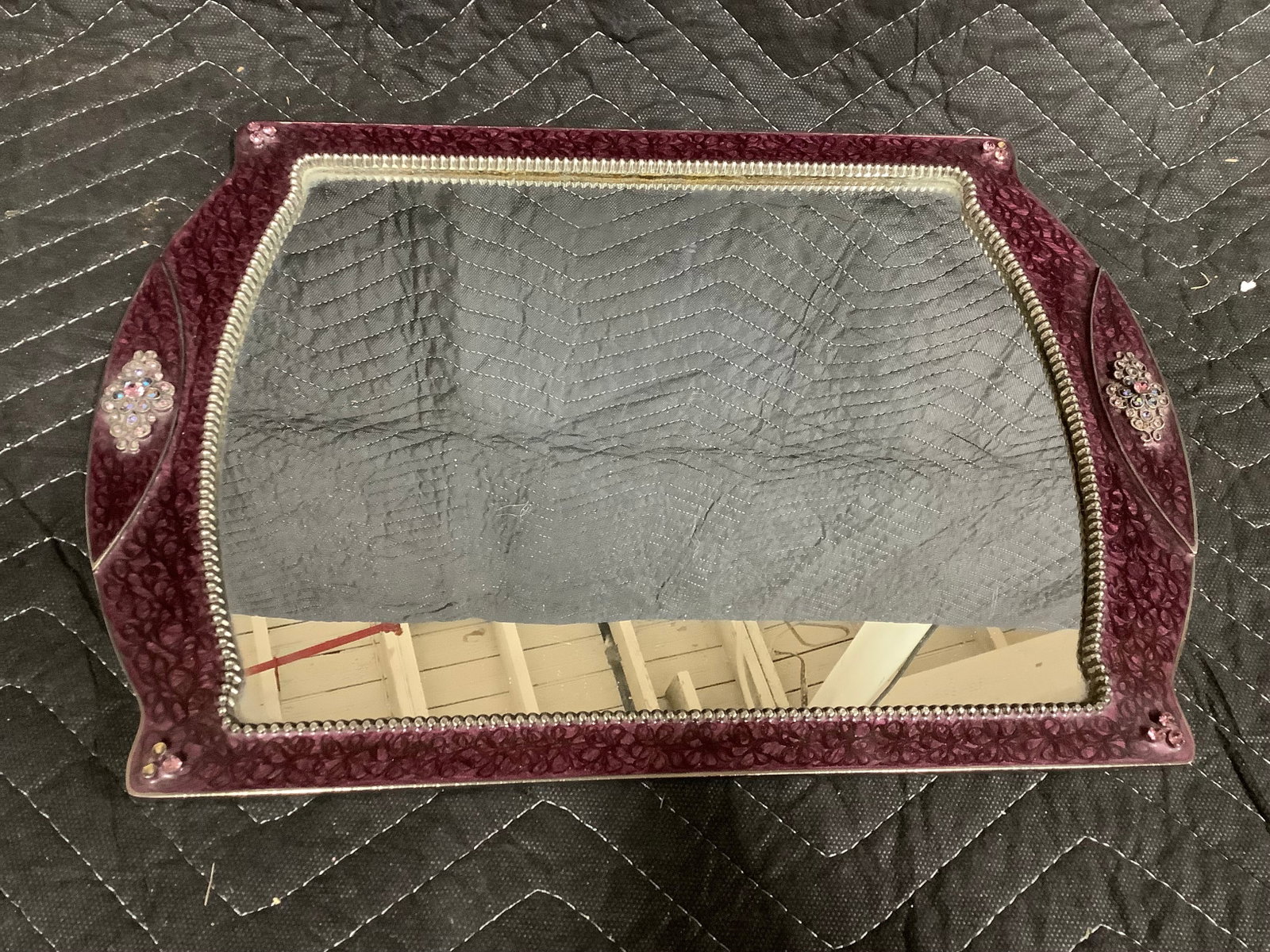 Vintage Vanity Mirror Tray (11inx15in) (1 of 1)
