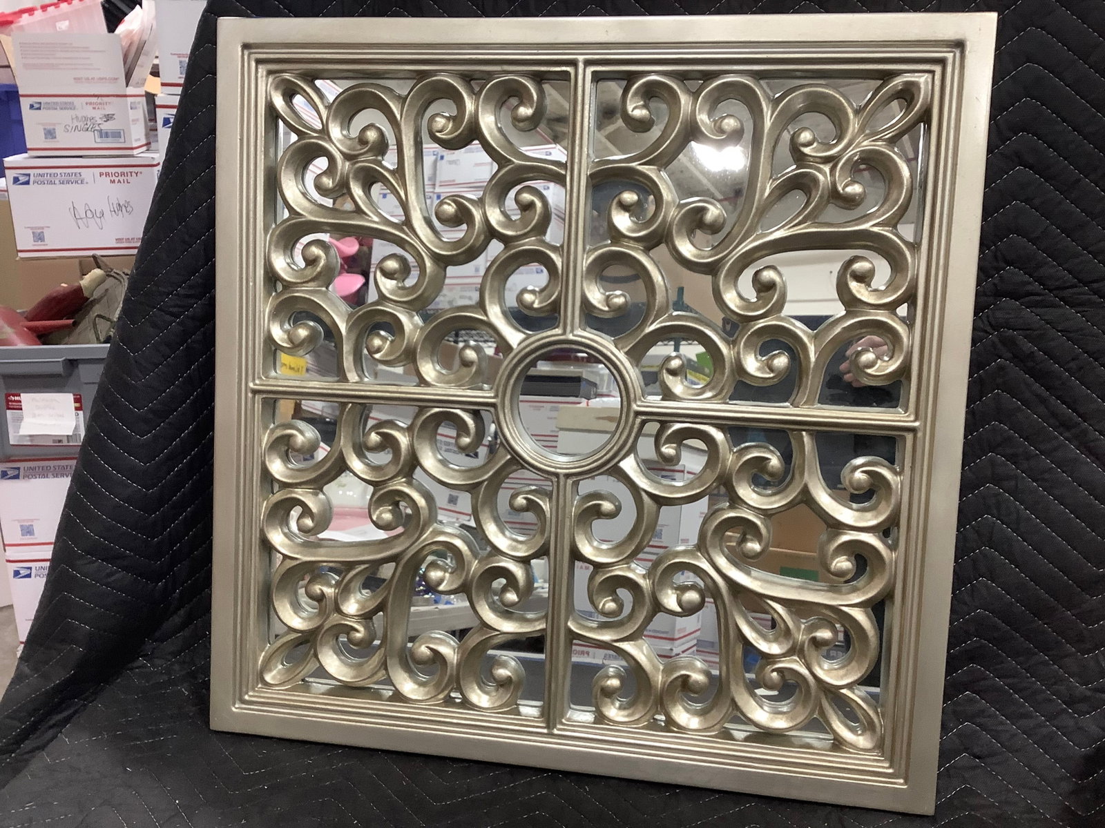 Framed Mirror Wall Decor (24inx24in) (1 of 1)