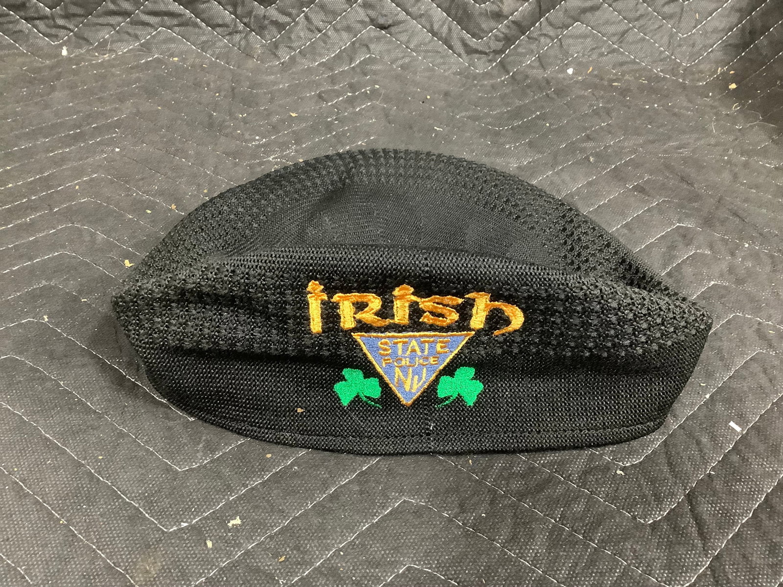 Irish state Police NJ emboirdered beret hat: Irish state Police NJ emboirdered beret hat
