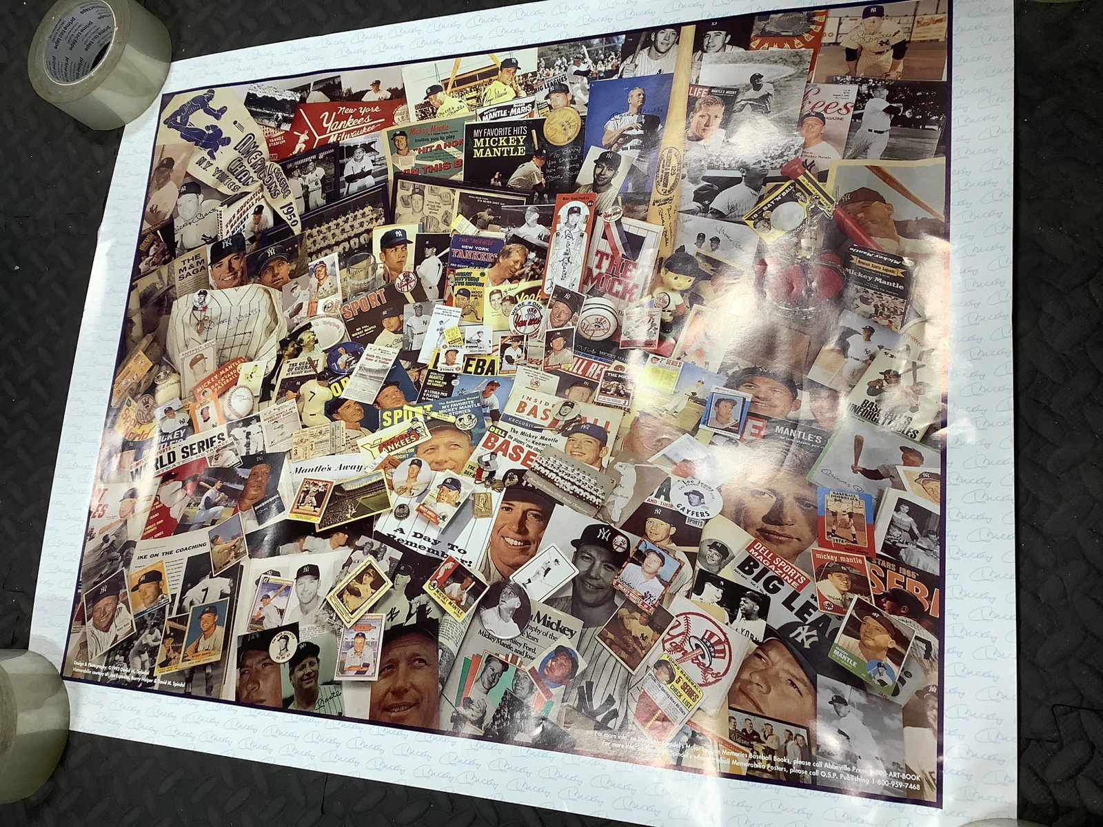 NY Yankees Mickey Mantle poster(22inx28in) (1 of 1)